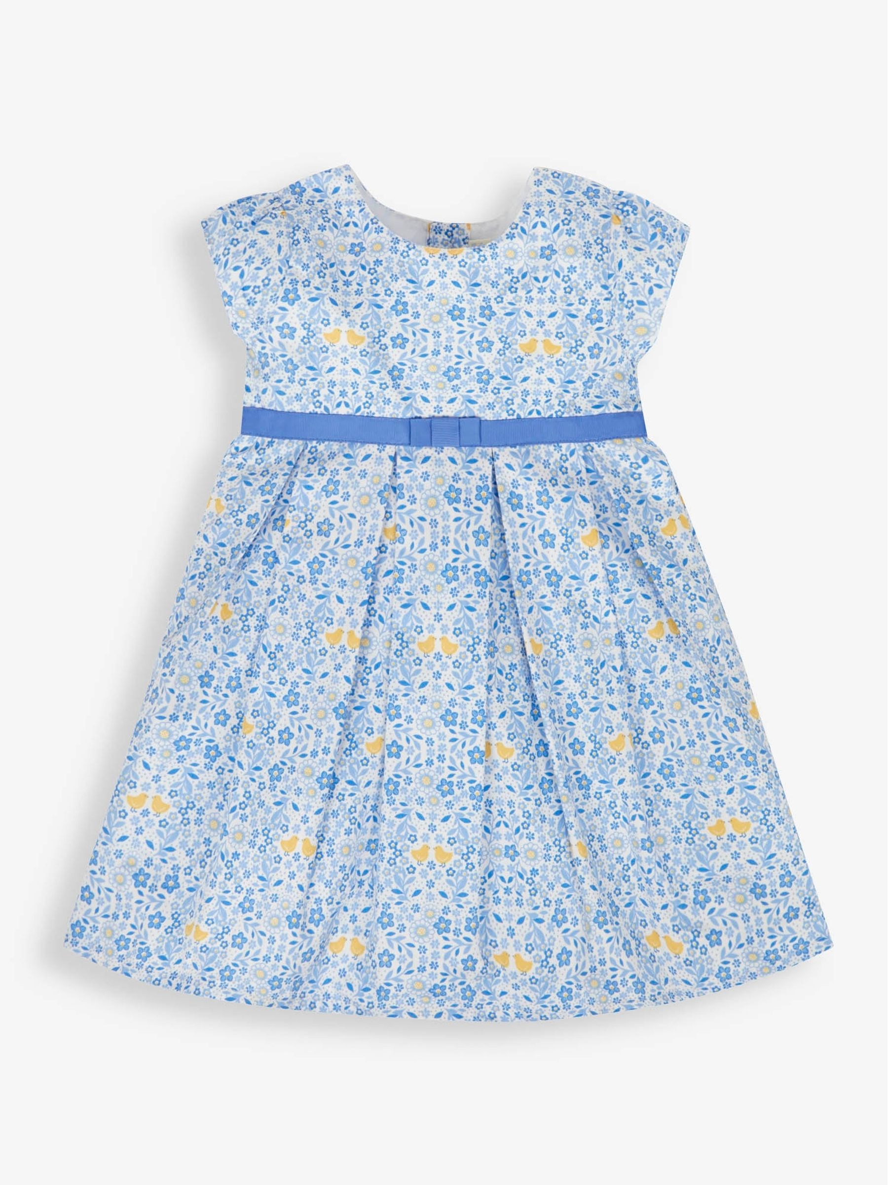Blue Floral Party Dress - Image 3 of 6