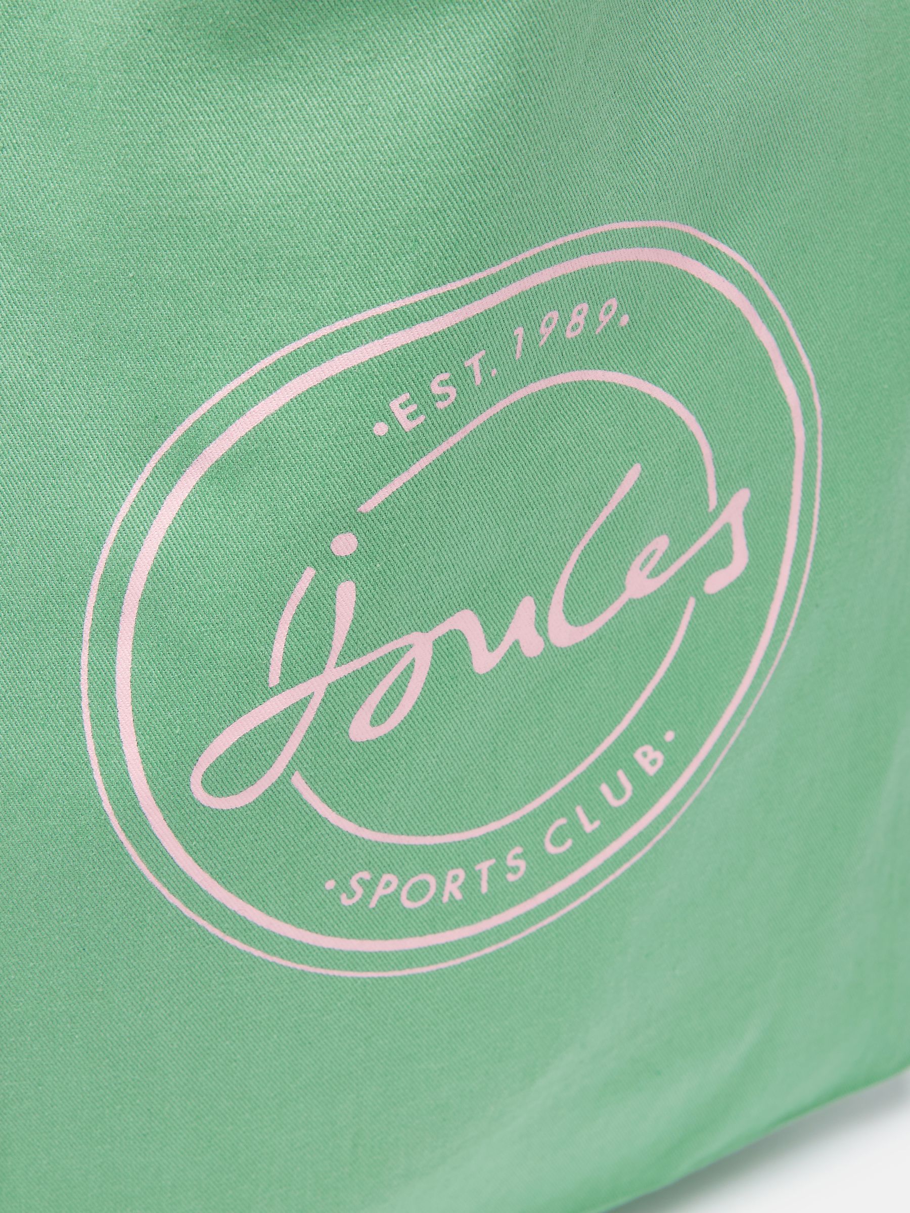Courtside Green Tote Bag - Image 6 of 6