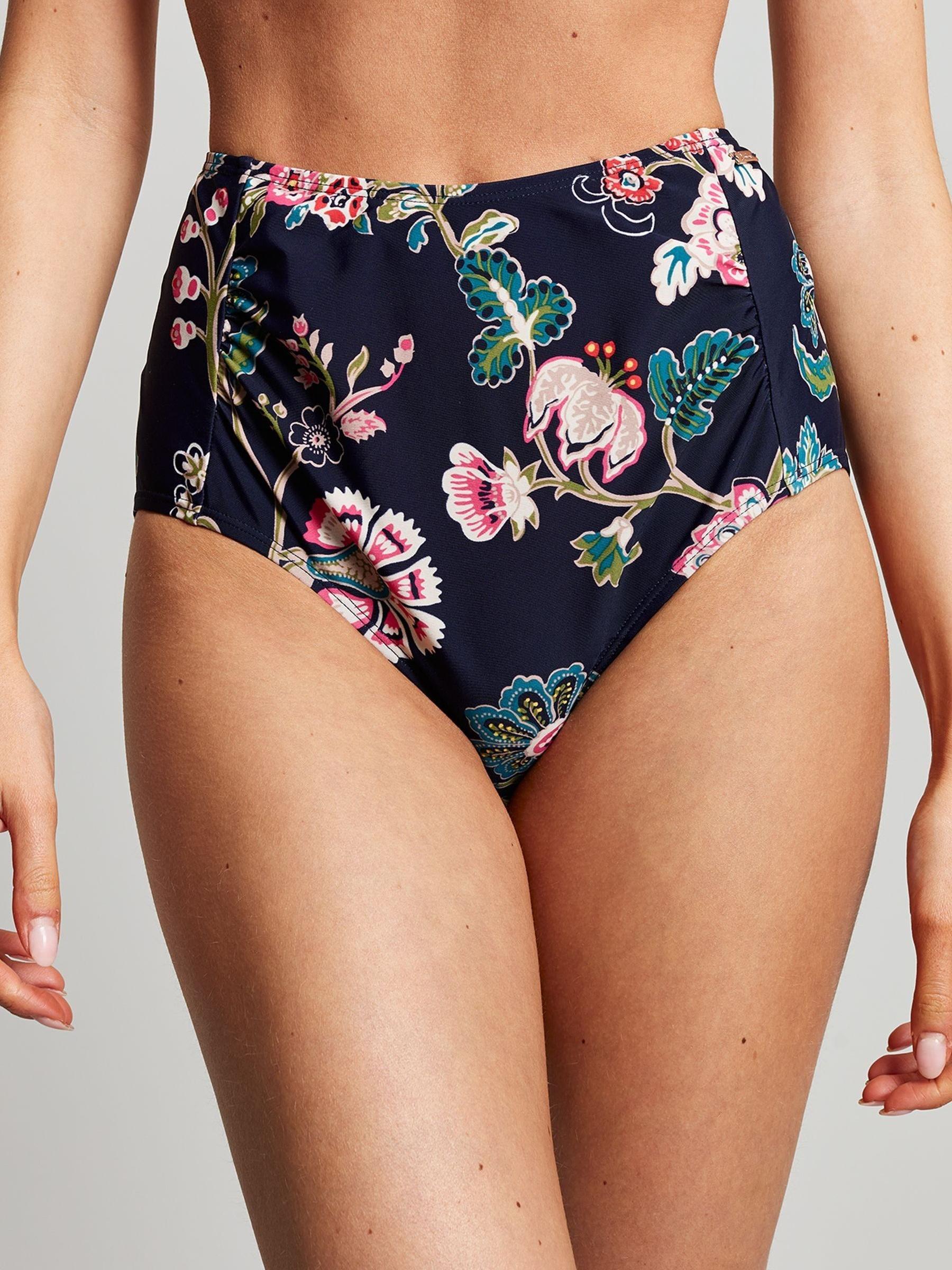 Jasmine Navy Floral Bikini Bottoms - Image 1 of 8