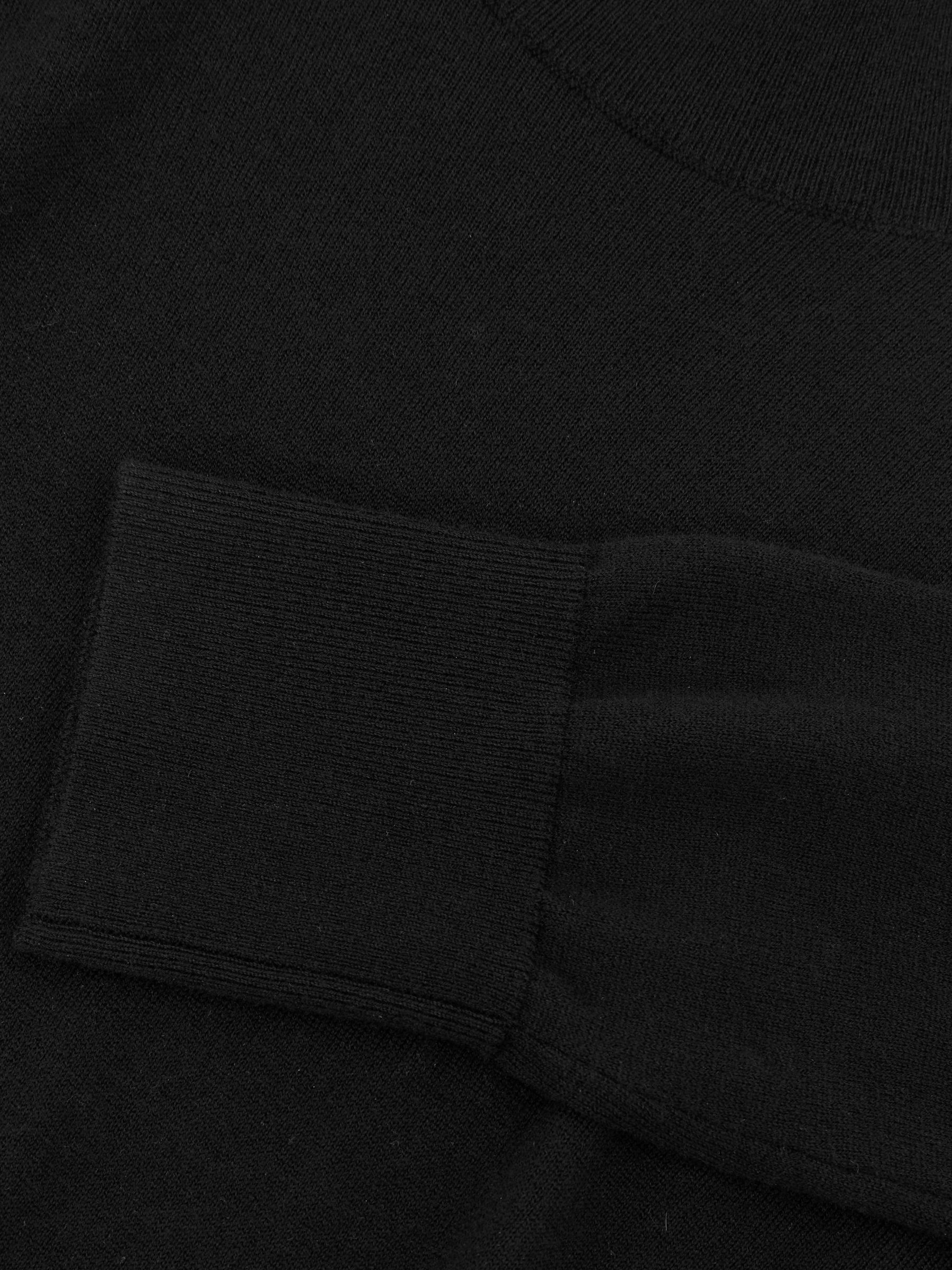 Ultra-Soft Merino Wool High-Neck Jumper in Black - Image 7 of 7