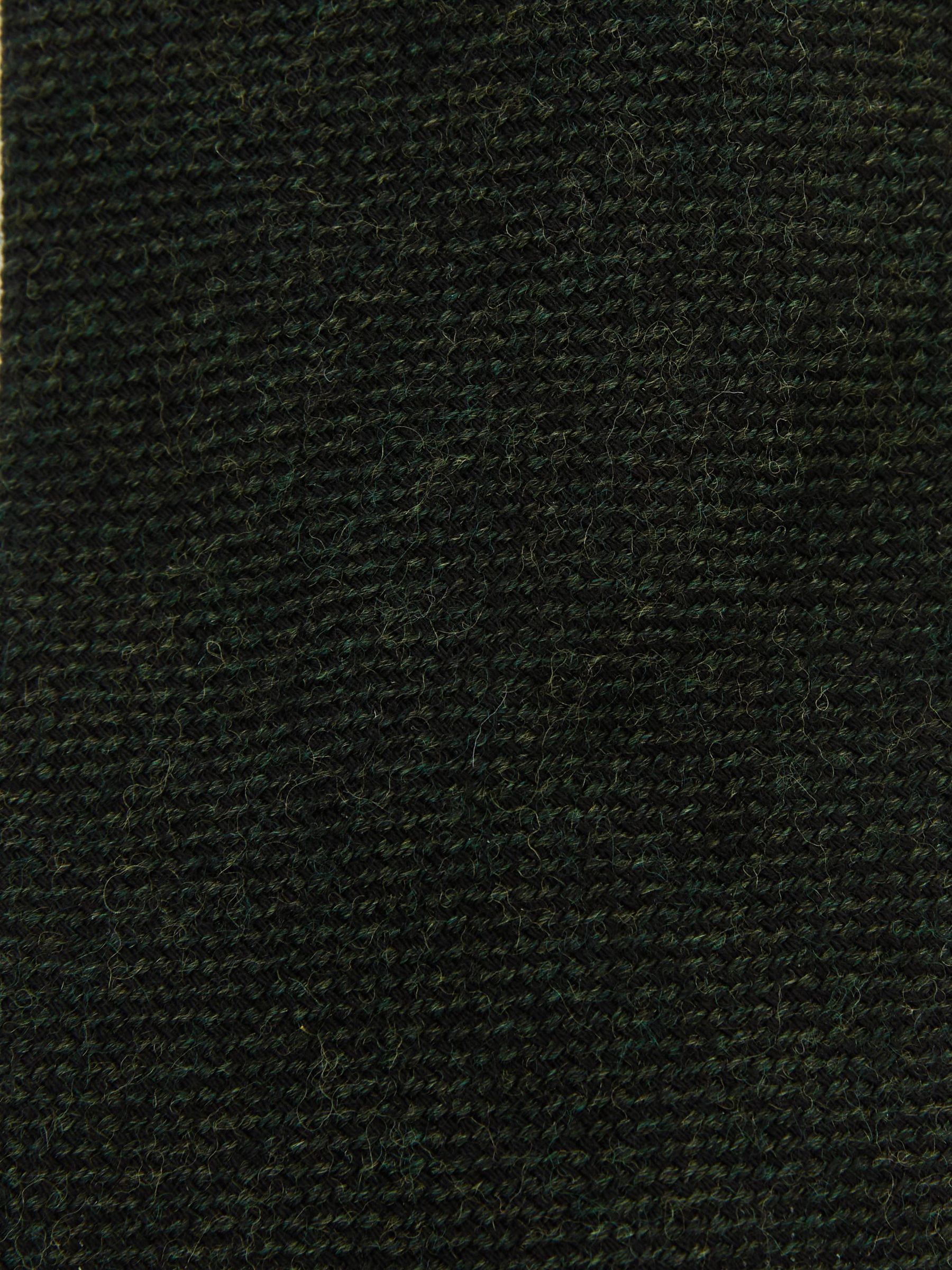 Wool Woven Unlined Tie in Forest Green - Image 3 of 5