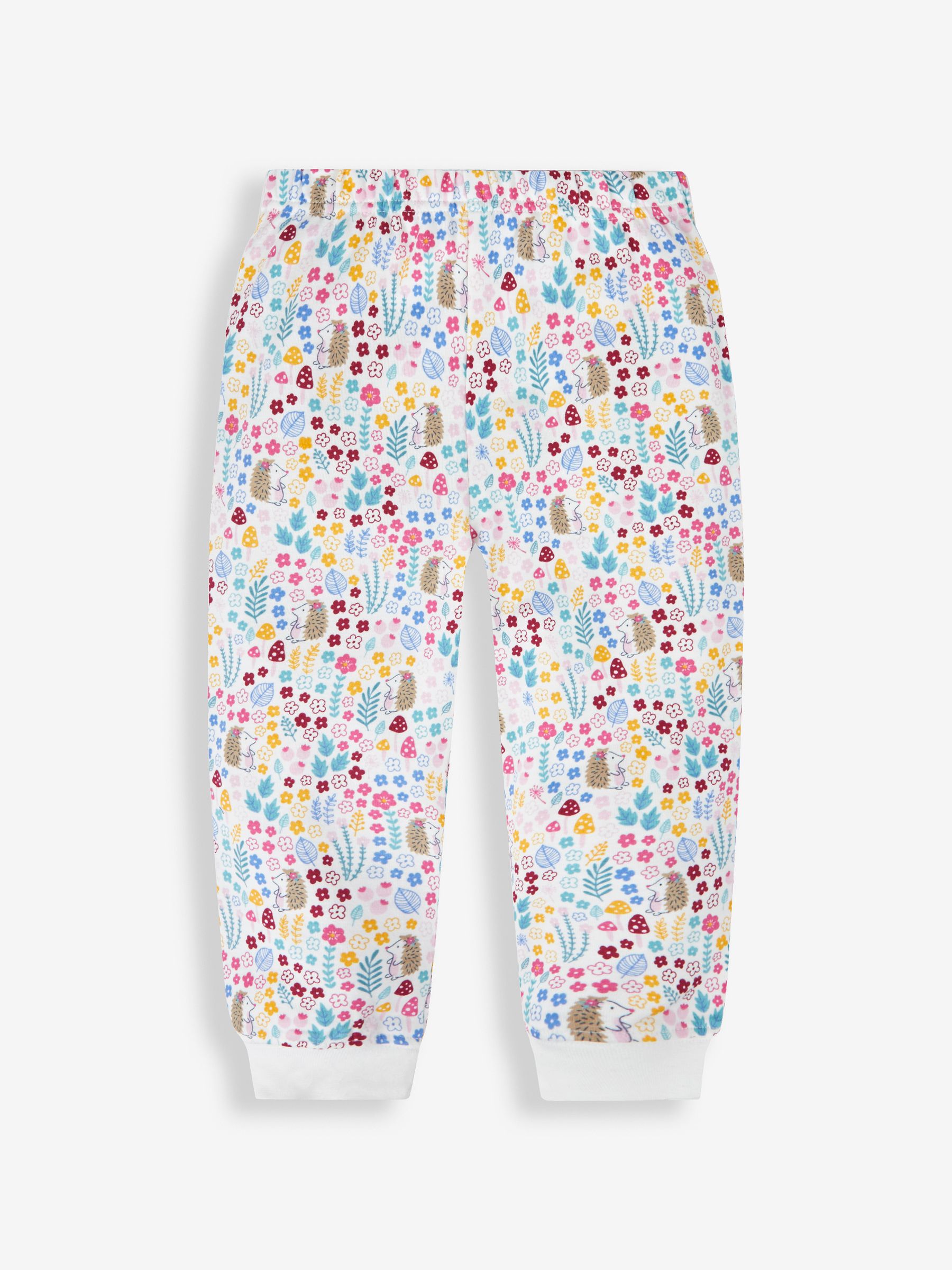 Cream 2-Pack Hedgehog Jersey Pyjamas - Image 8 of 10