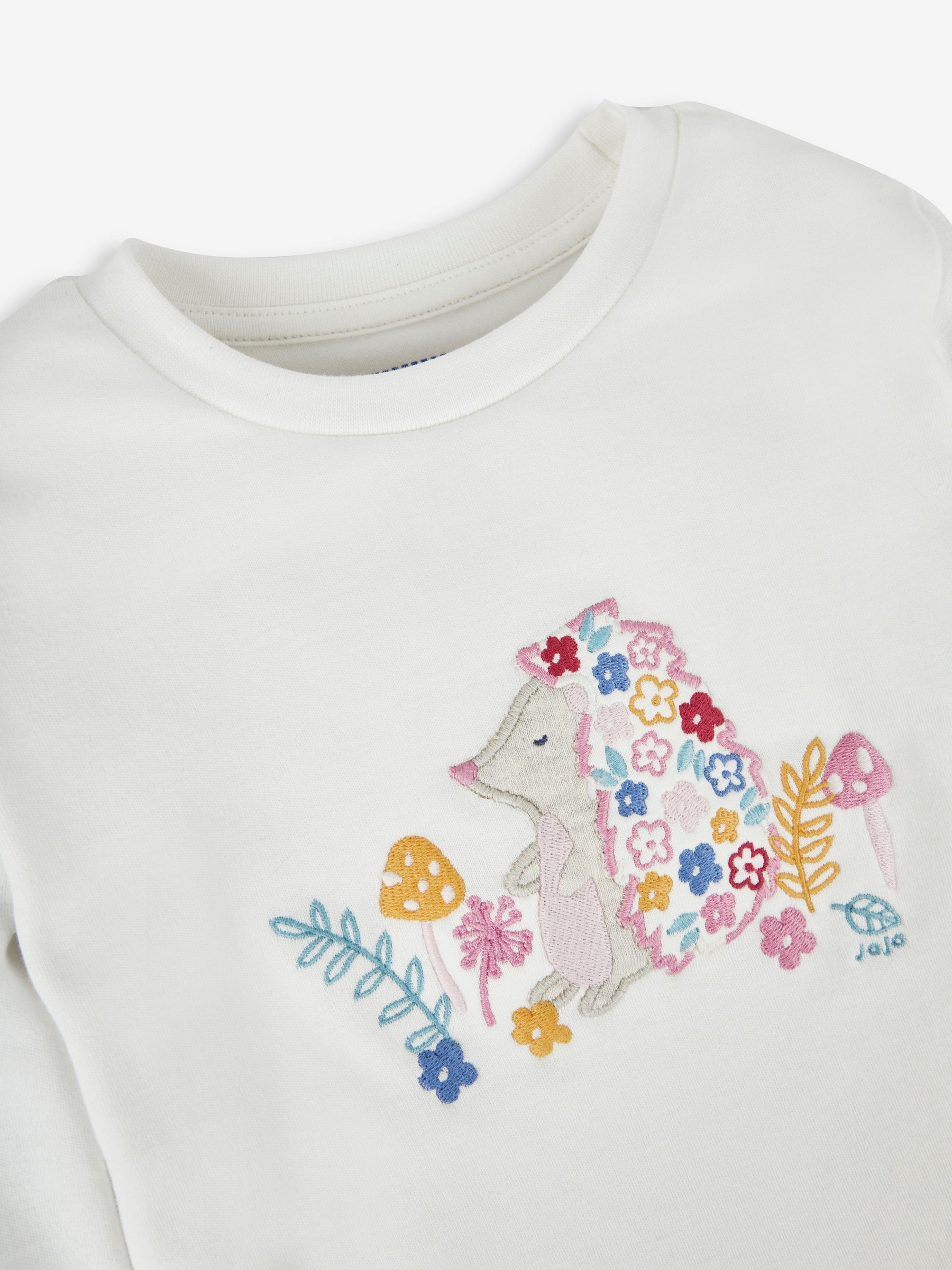 Cream 2-Pack Hedgehog Jersey Pyjamas - Image 9 of 10