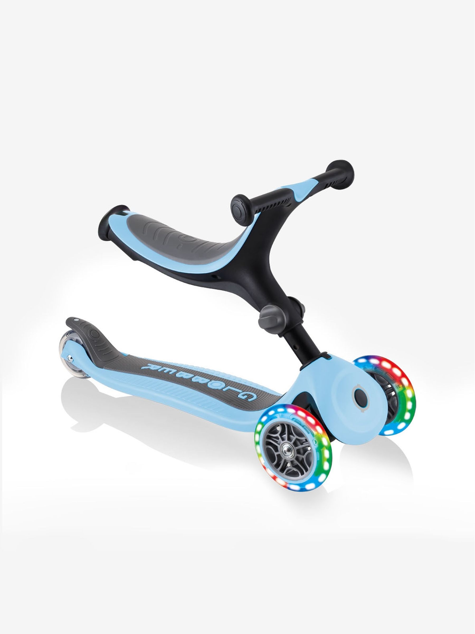 Blue Globber Go Up Foldable Lights Scooter - Image 8 of 10