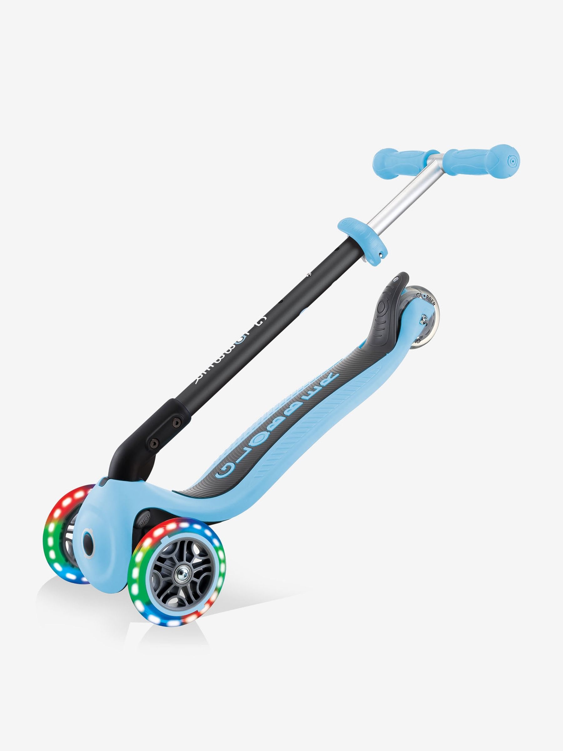 Blue Globber Go Up Foldable Lights Scooter - Image 9 of 10