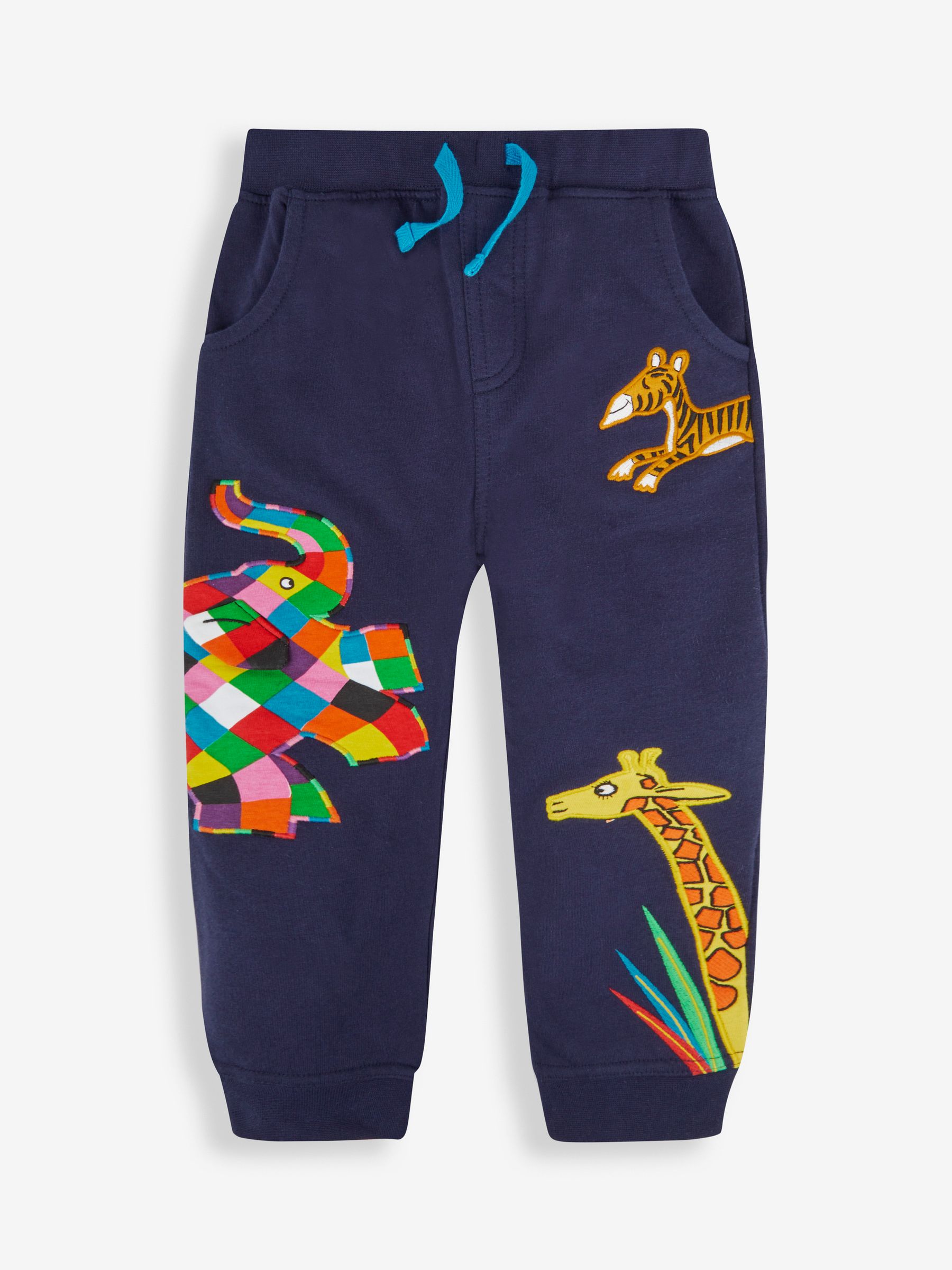 Navy Elmer Appliqué With Pet In Pocket Joggers - Image 1 of 7