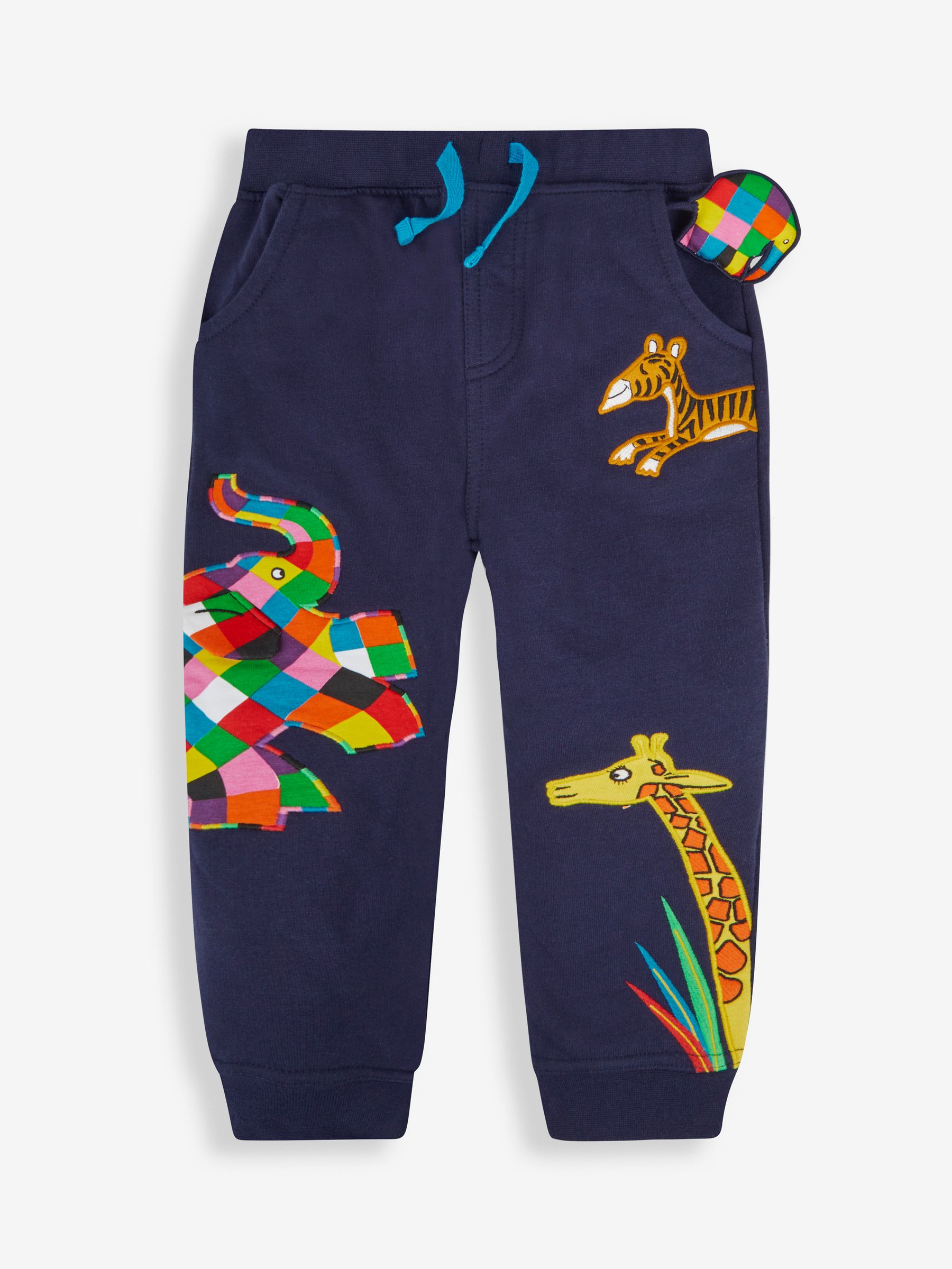 Navy Elmer Appliqué With Pet In Pocket Joggers - Image 2 of 7