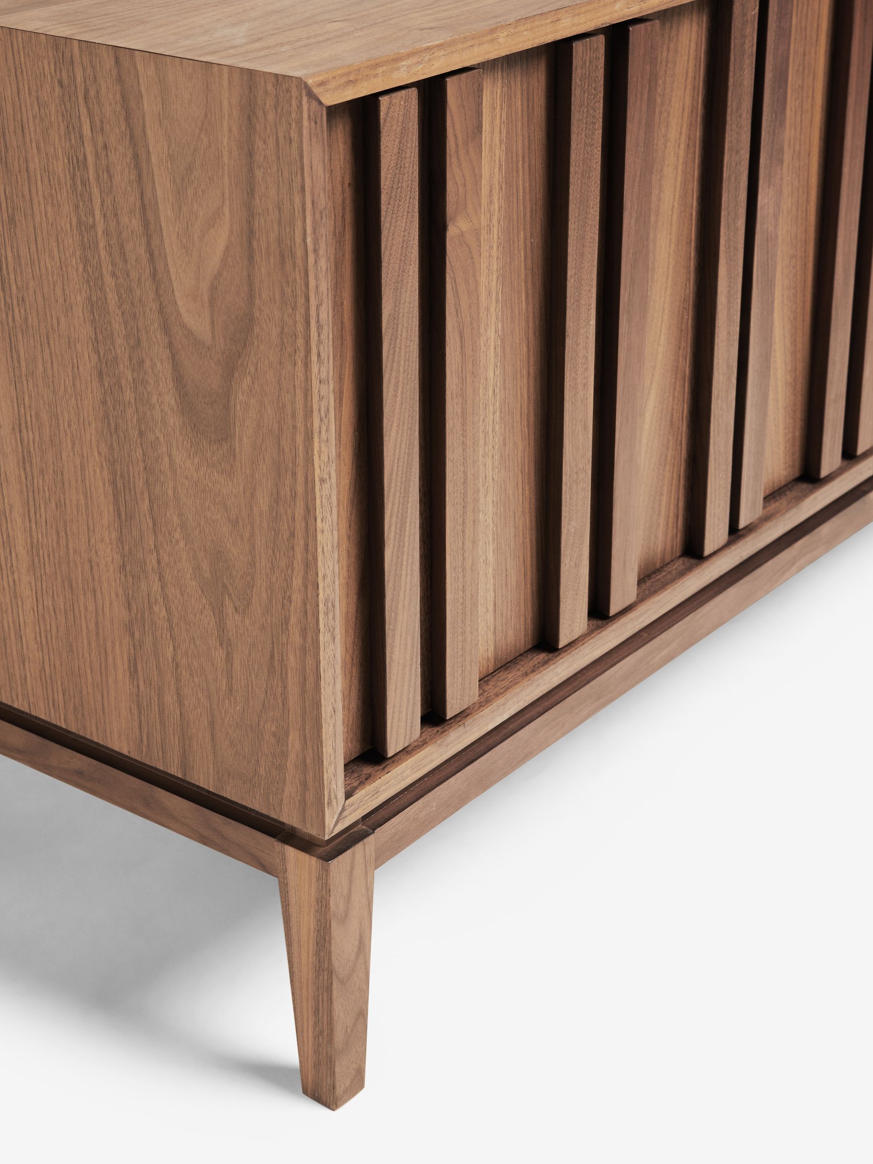 Jasper Conran London Walnut Belgrave Wide TV Unit - Image 11 of 11