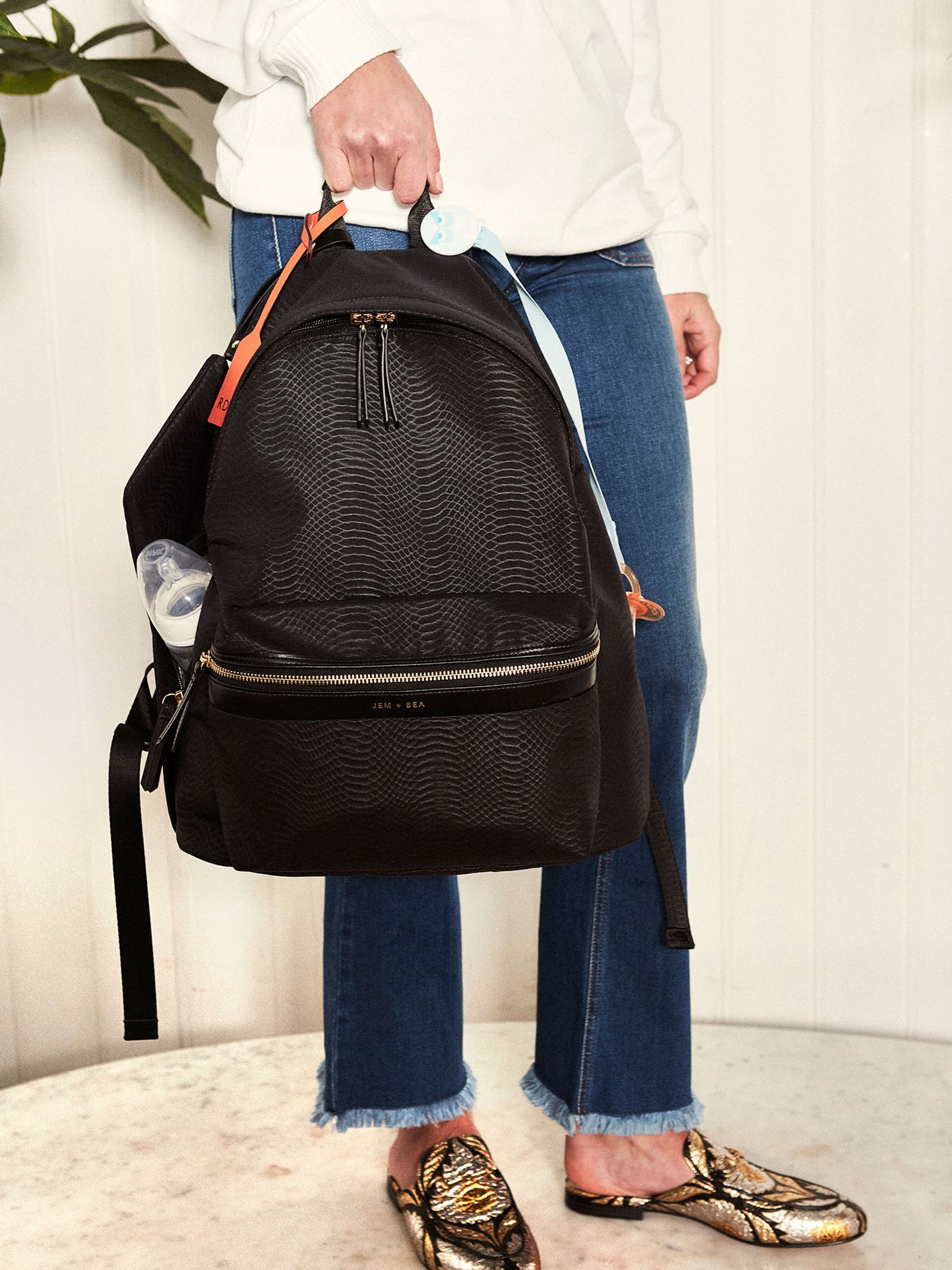 Jem + Bea Jamie Python Backpack - Image 4 of 5