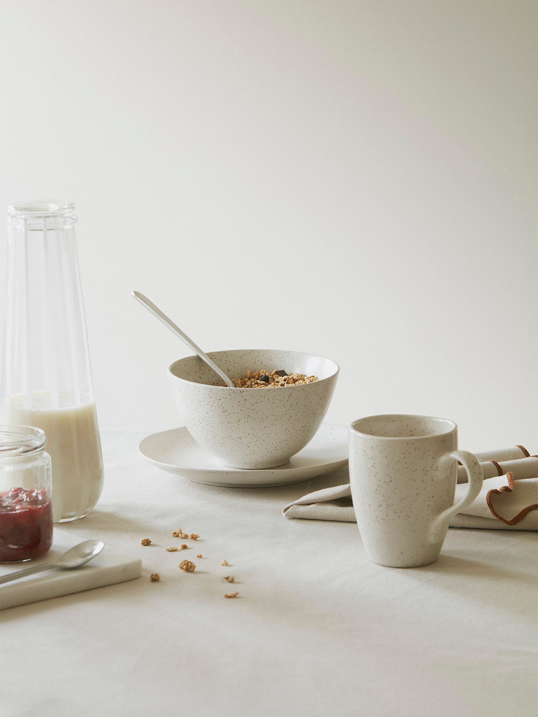 Broste Copenhagen 12 Piece Cream Nordic Breakfast Set - Image 1 of 3