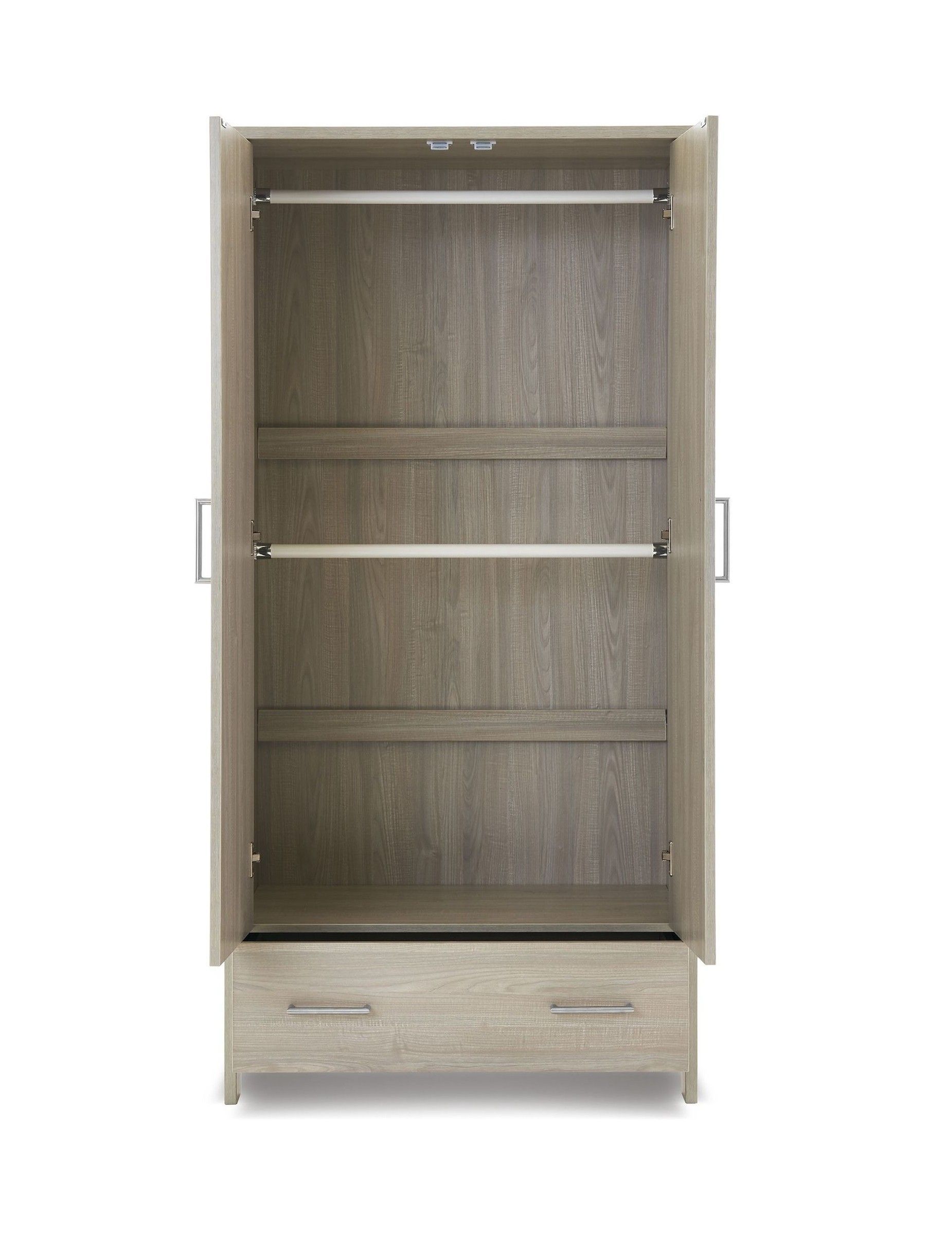 Obaby Grey Wash Nika Double Wardrobe - Image 4 of 5