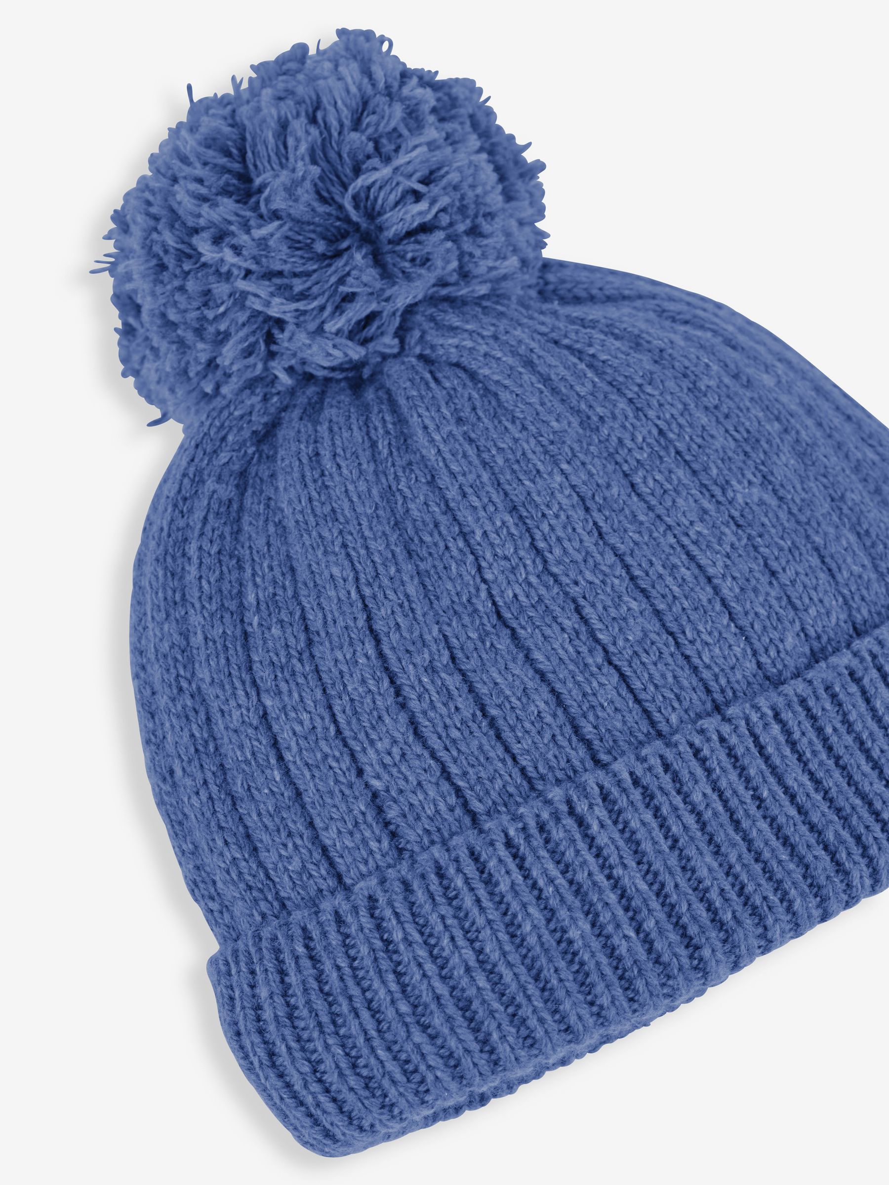 Indigo Blue Cosy Rib Hat - Image 2 of 2