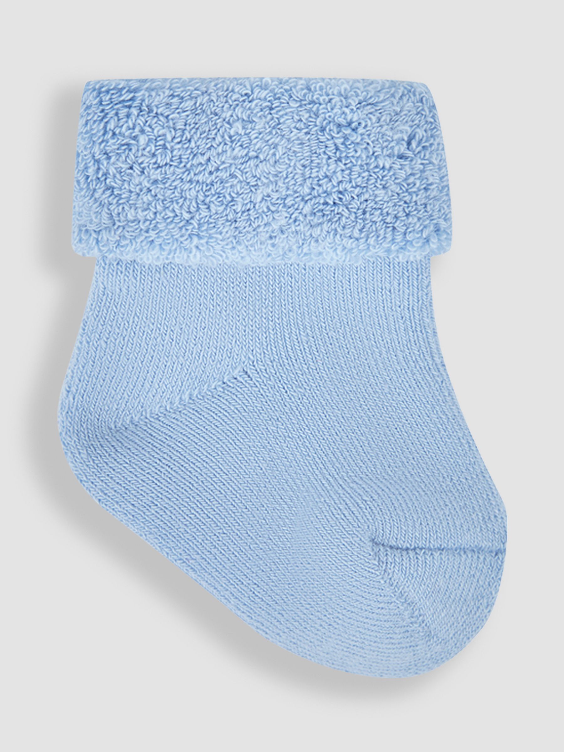 Navy Blue 3-Pack Baby Socks - Image 2 of 4