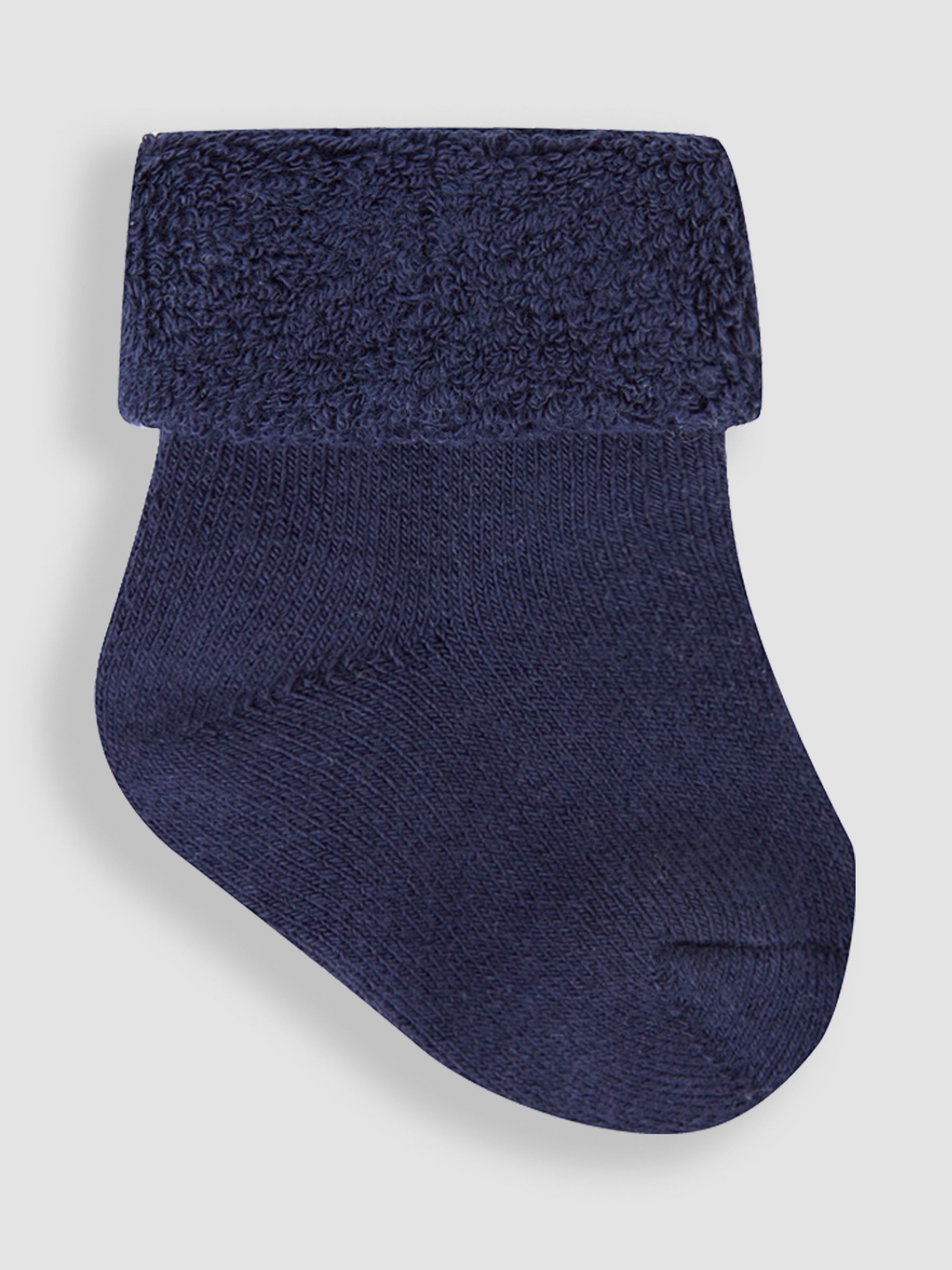 Navy Blue 3-Pack Baby Socks - Image 4 of 4