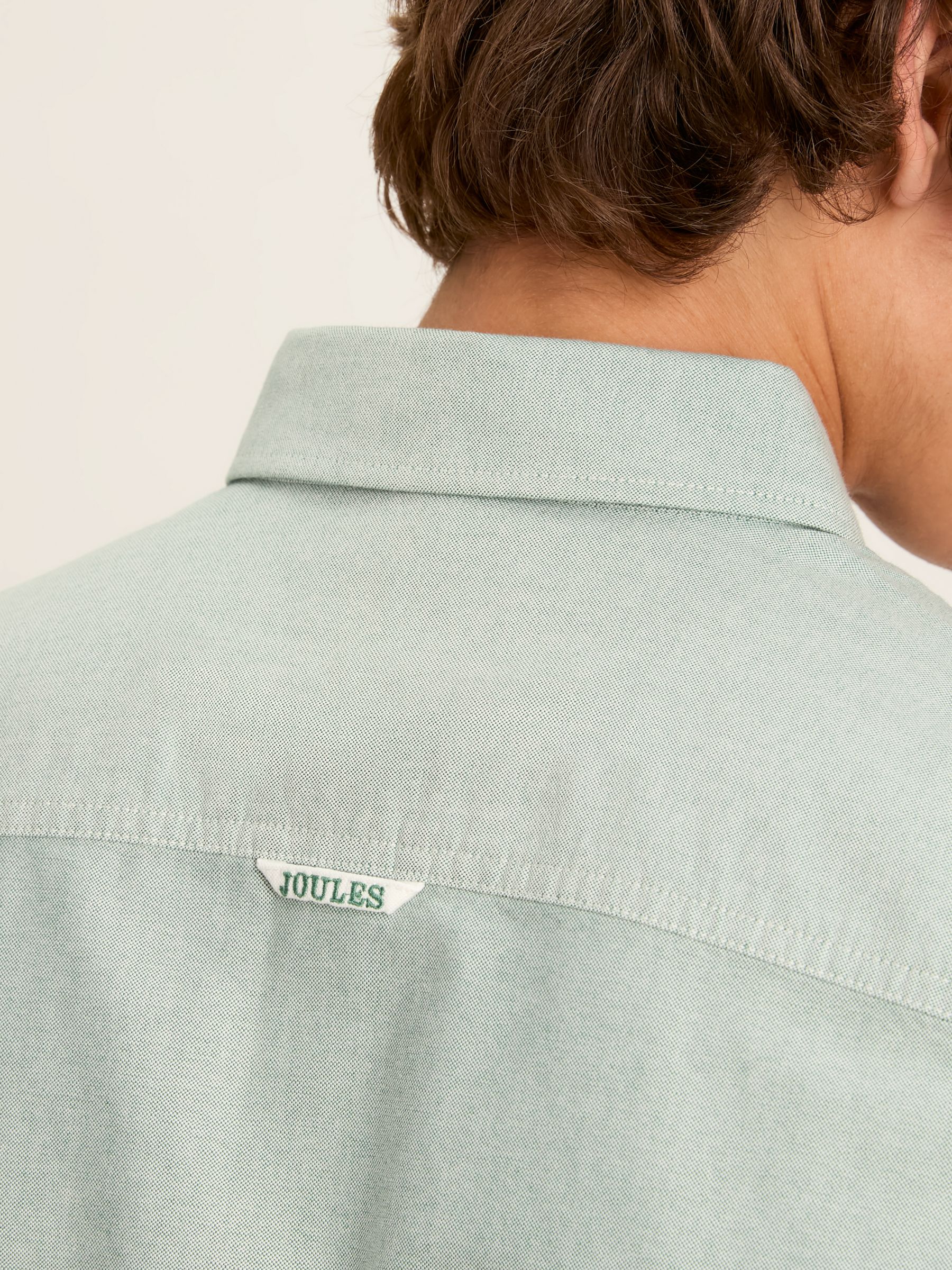 Oxford Sage Green Long Sleeve Classic Fit Shirt - Image 2 of 12