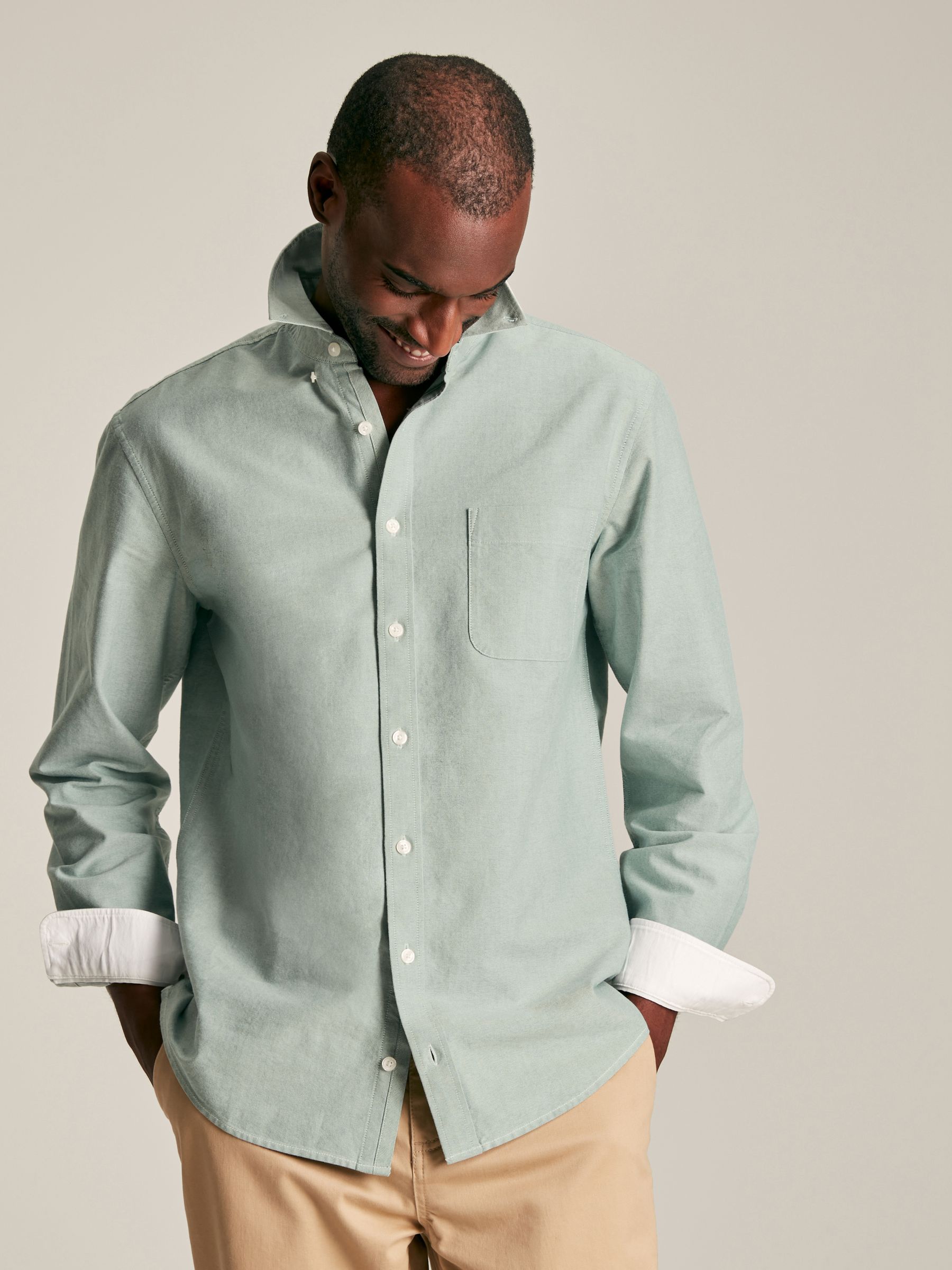 Crushed Long Sleeve 'Sage' Shirt main image 0