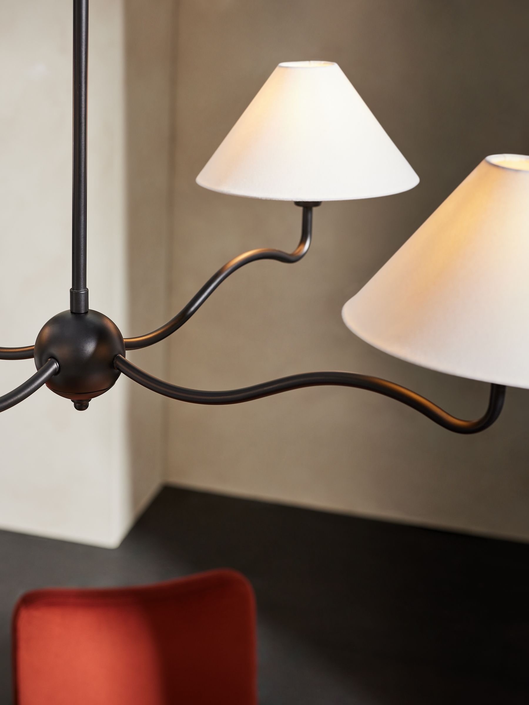 Madelyn Ceiling Light in Black - Image 2 of 4