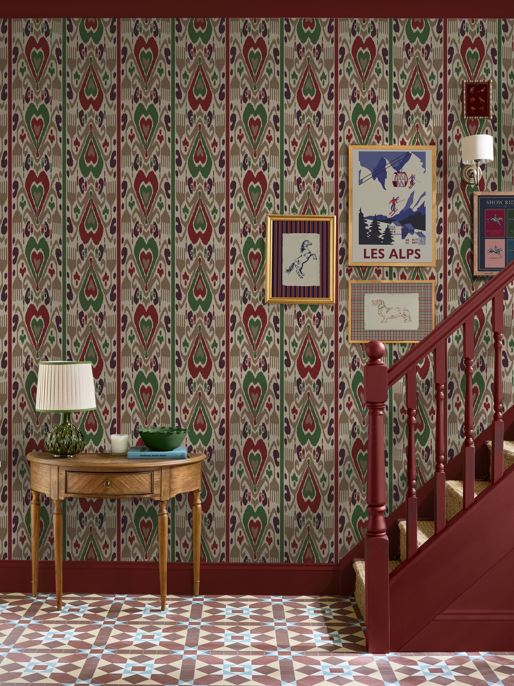 Multi Artisanal Ikat 10M Wallpaper - Image 1 of 4