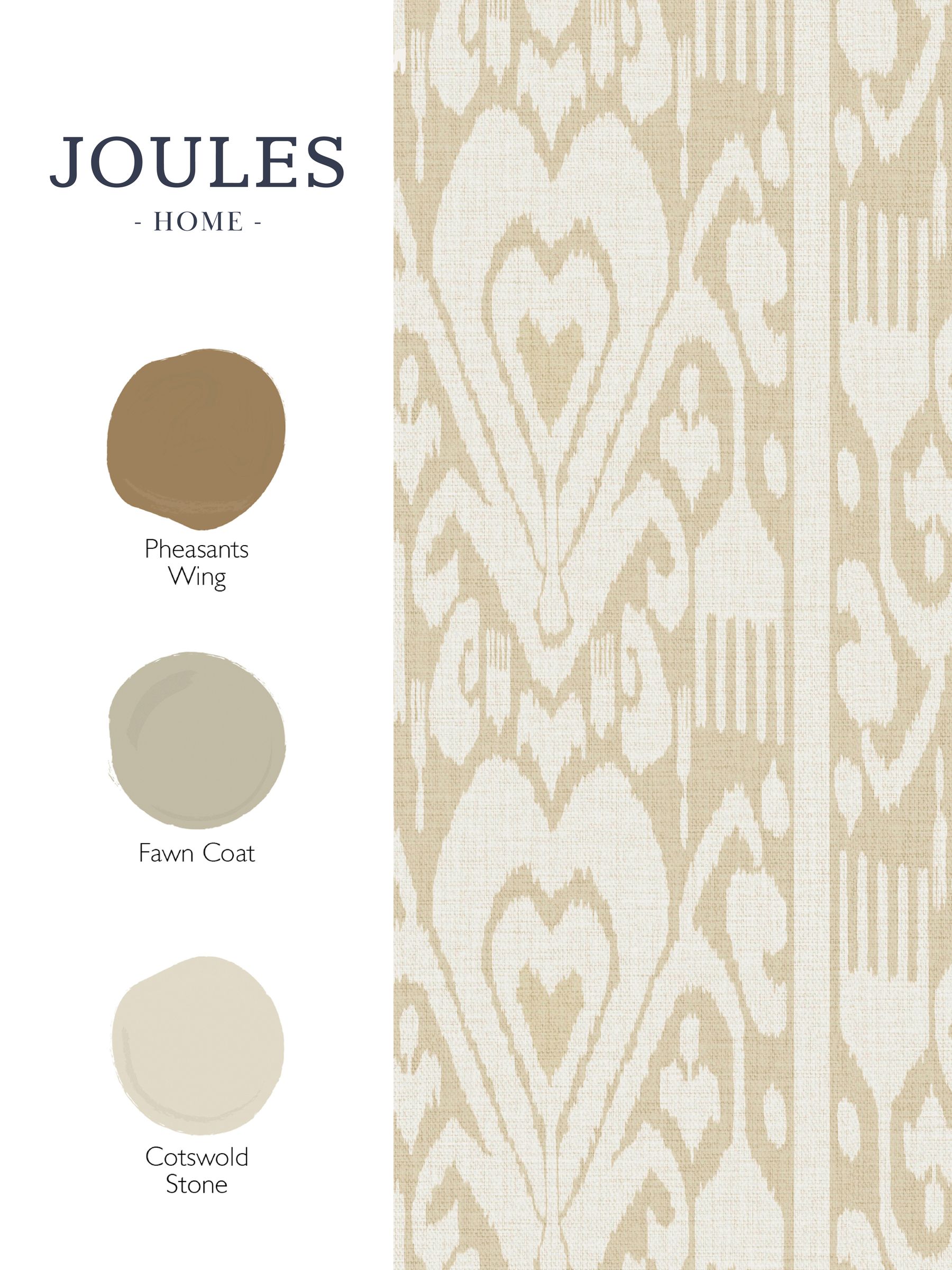 Cream Artisanal Ikat 10M Wallpaper - Image 4 of 4