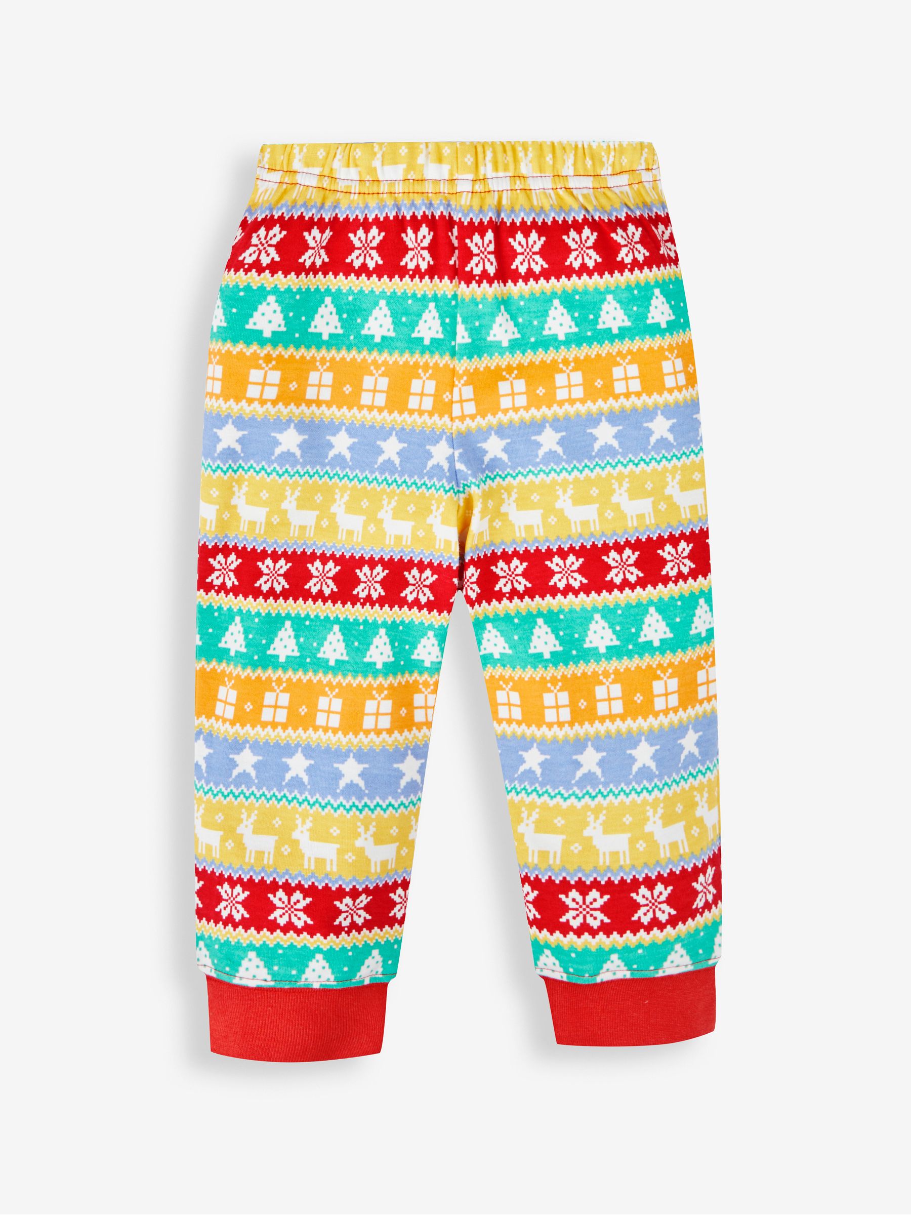 Red Kids' Christmas Jersey Pyjamas - Image 8 of 8