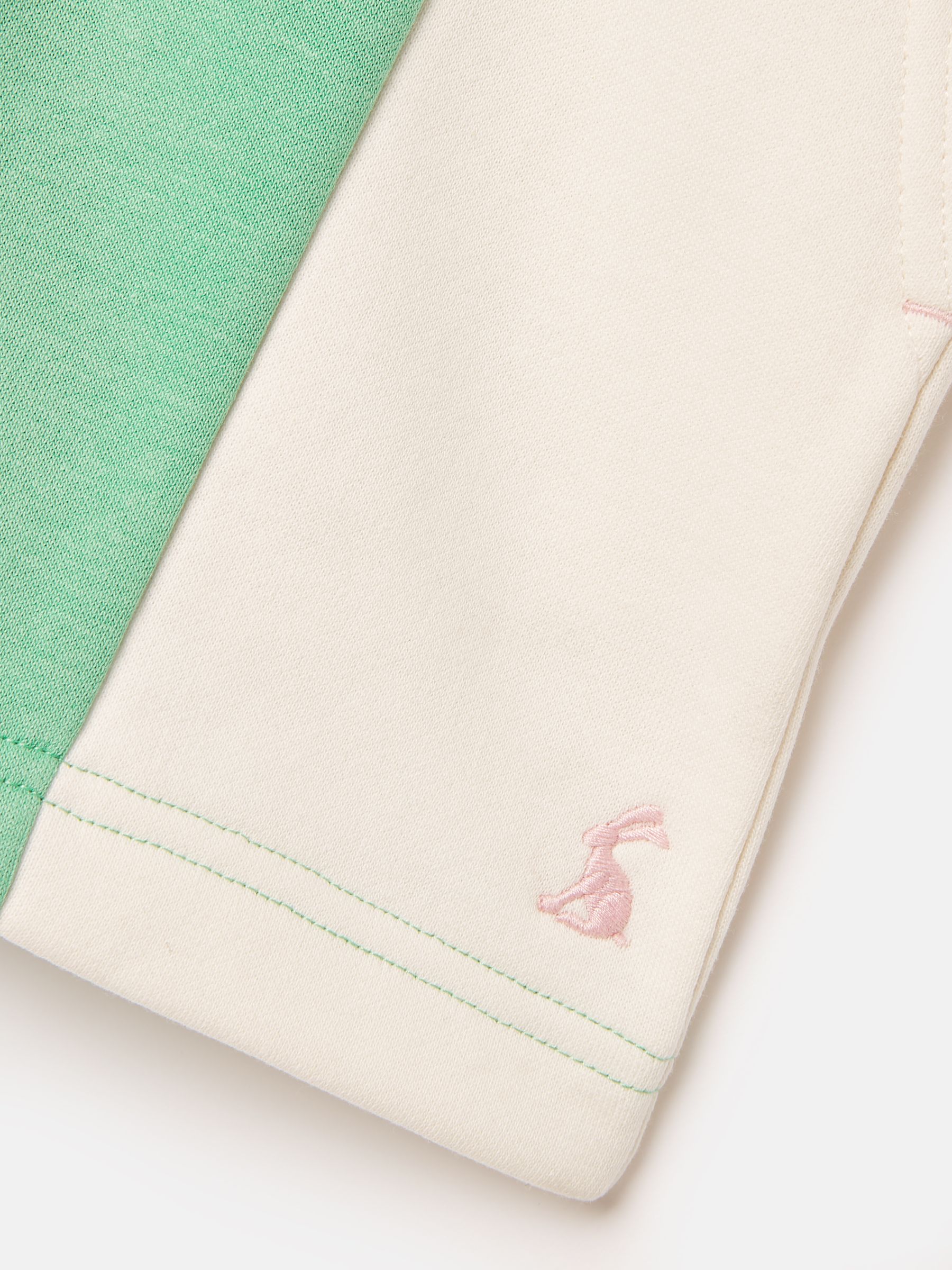 Pippa Green Colour Block Jersey Shorts - Image 4 of 4 Pippa Green Colour Block Jersey Shorts - Image 4 of 4