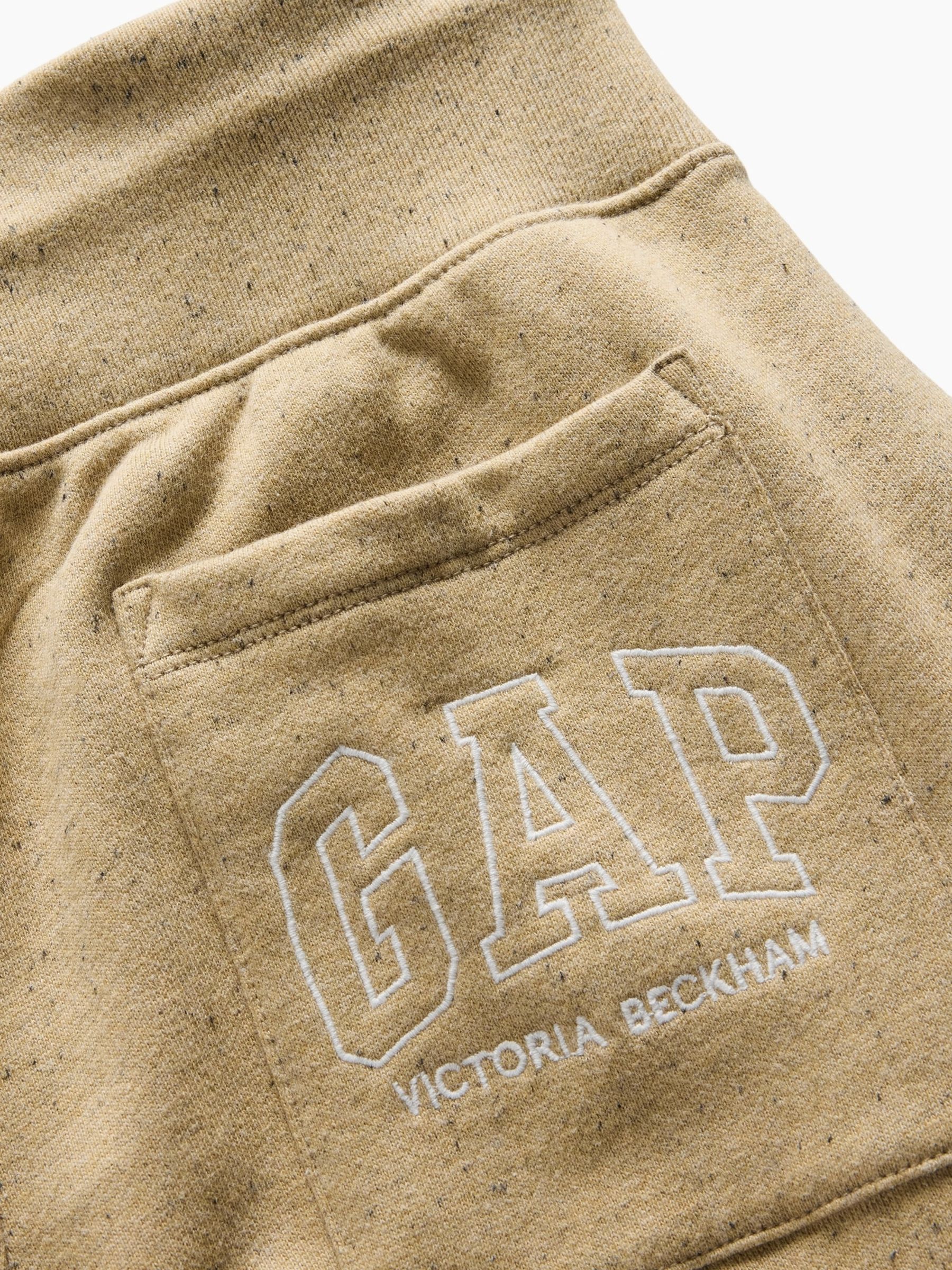 Gap x Victoria Beckham Sand Heavyweight Logo Joggers - Image 6 of 7