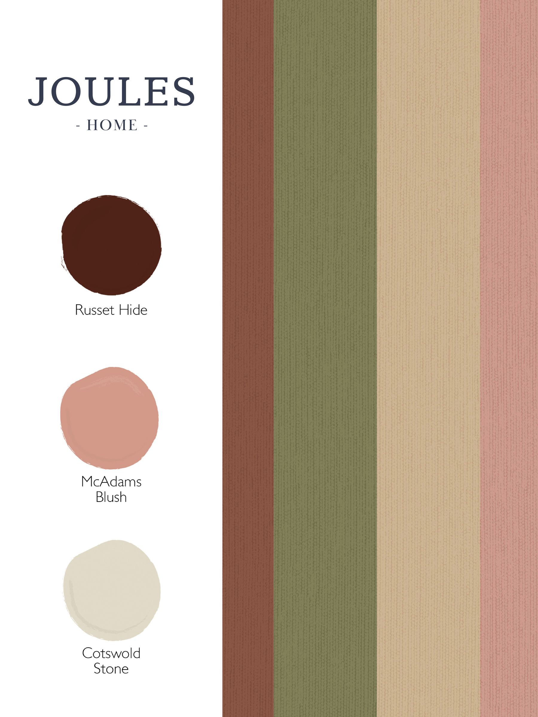 Multi Country Stripe A4 Wallpaper Sample - Image 4 of 5