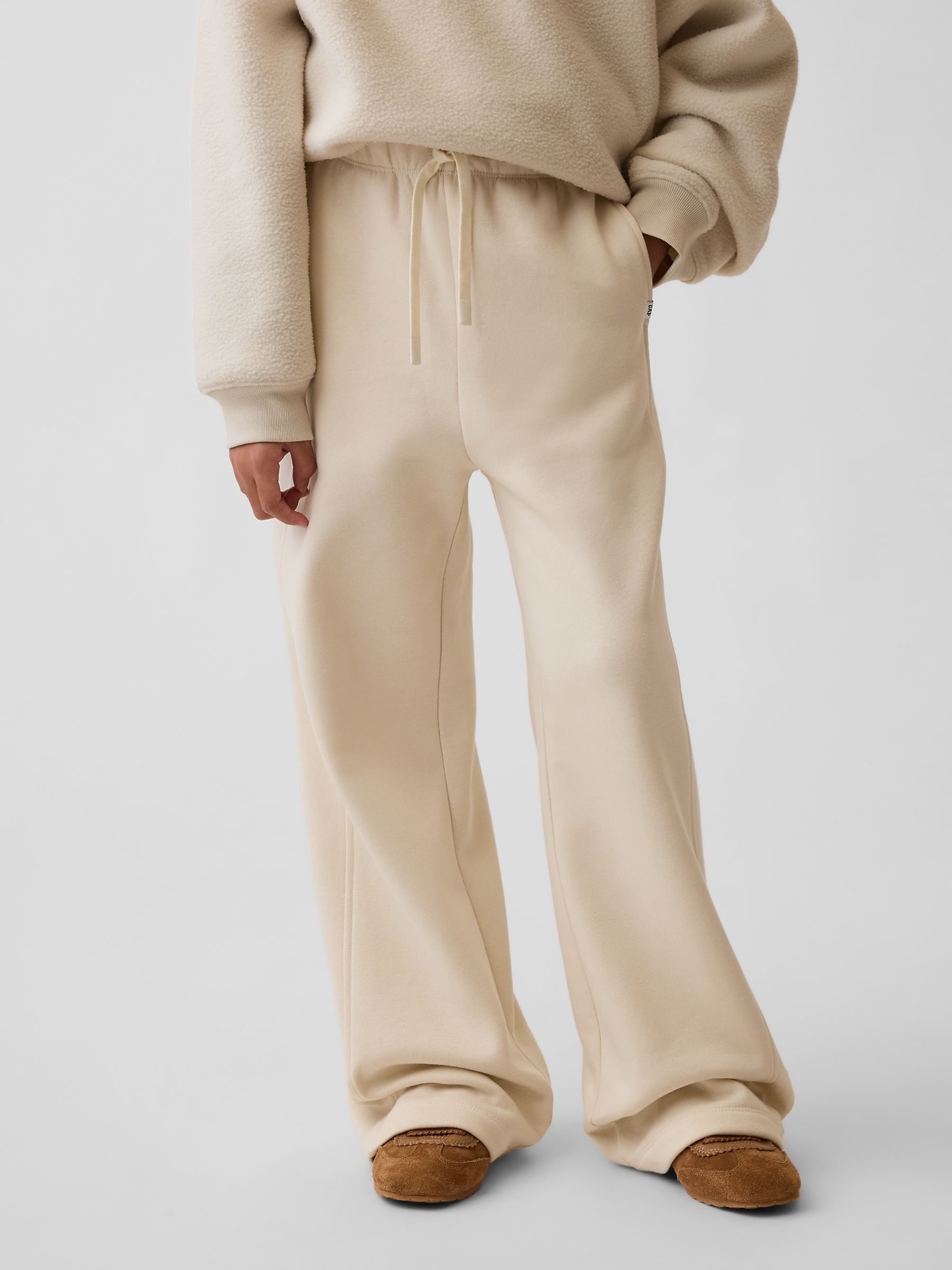 Cream Vintage Soft Relaxed Joggers - Image 1 of 6