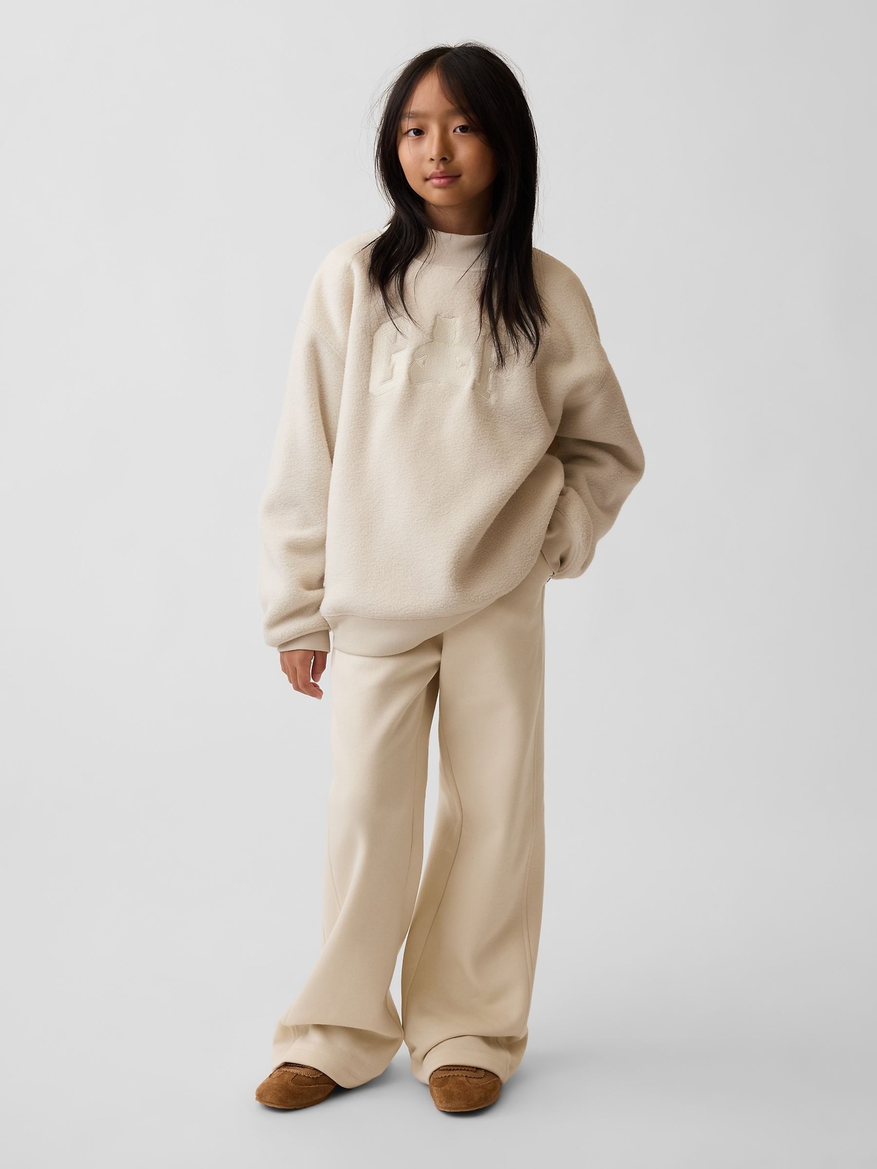Cream Vintage Soft Relaxed Joggers - Image 3 of 6