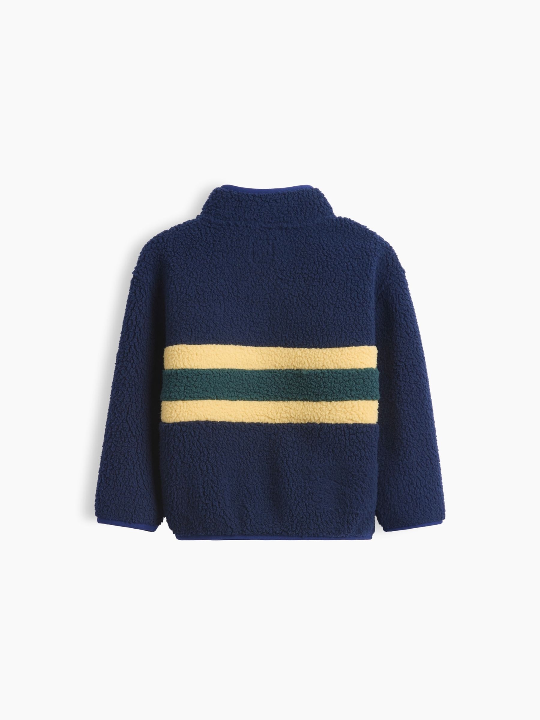 Navy Sherpa Quarter-Zip Fleece - Image 3 of 4