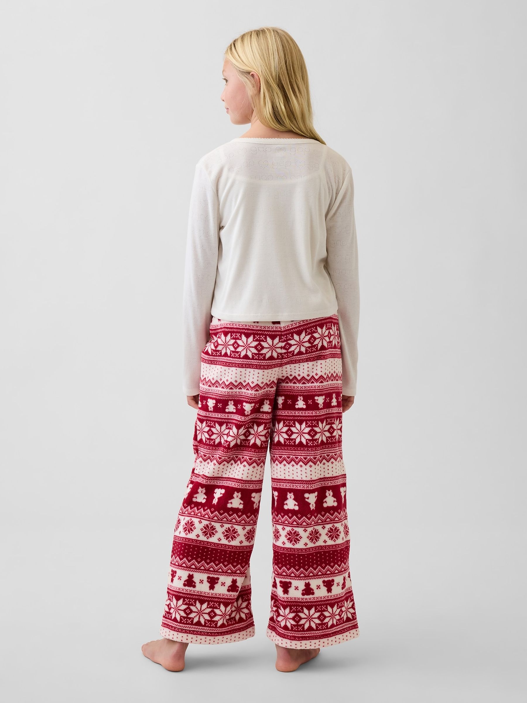 Red Fair Isle Cosy Pyjama Bottoms - Image 2 of 5