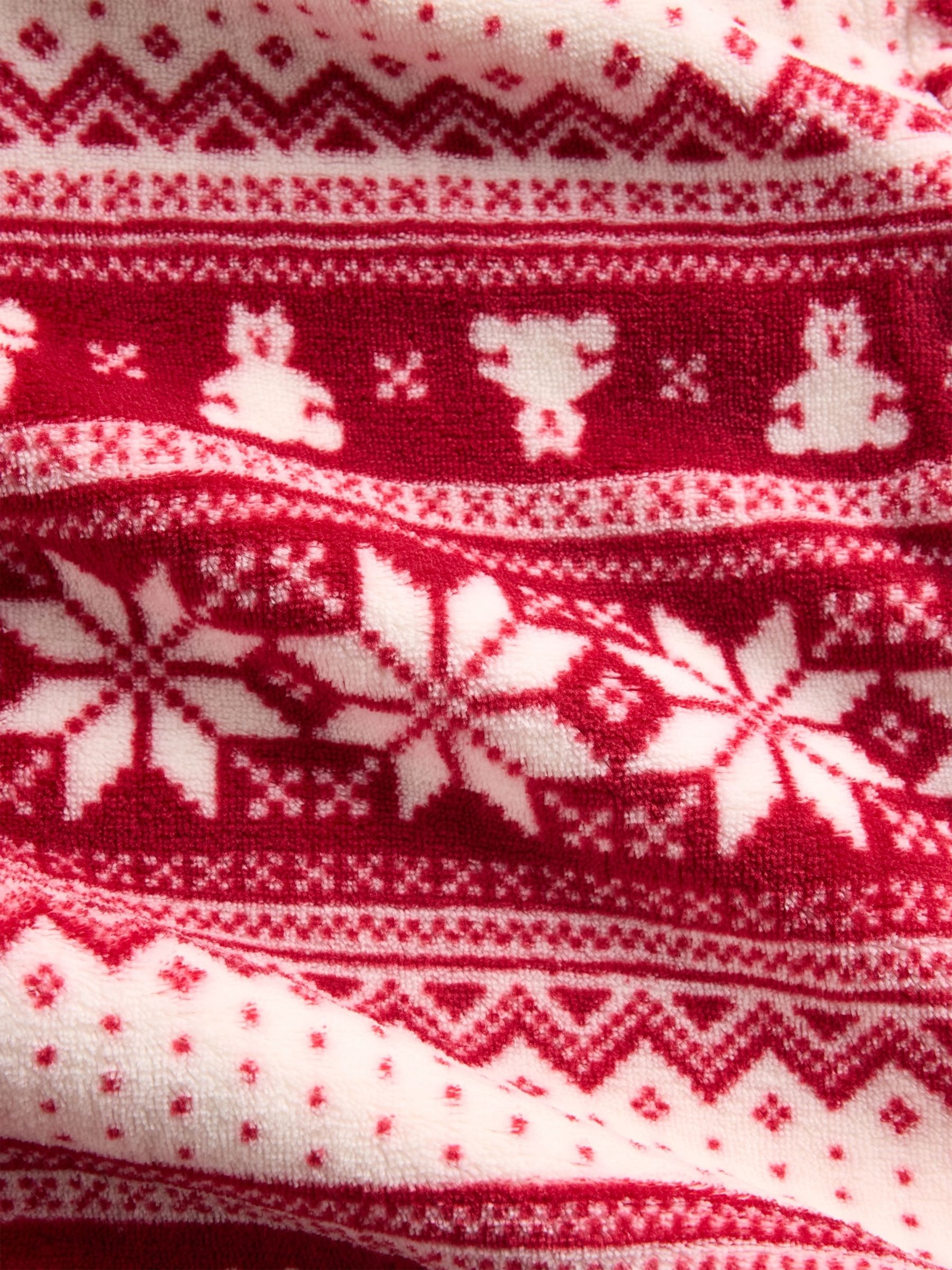 Red Fair Isle Cosy Pyjama Bottoms - Image 5 of 5