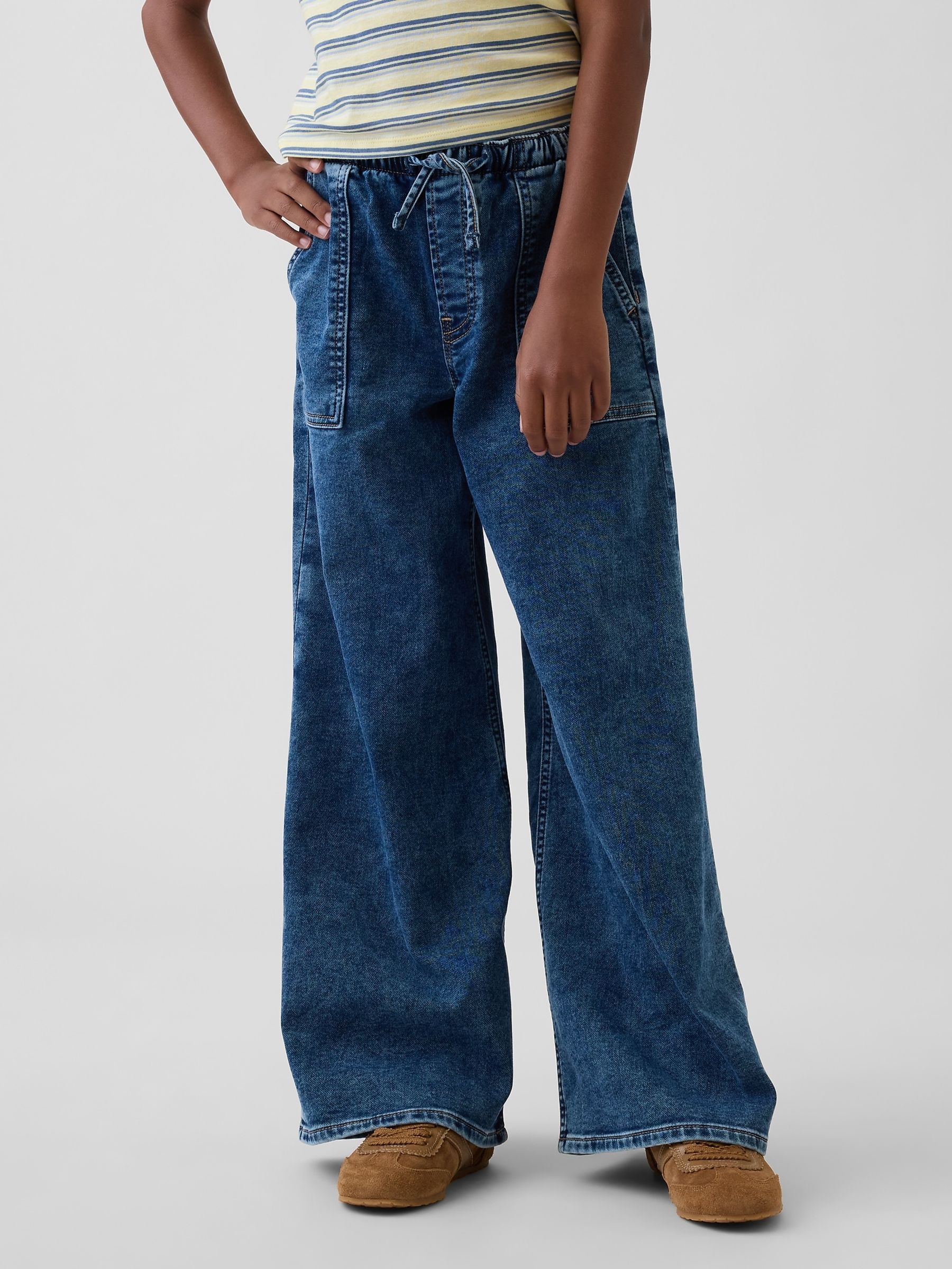 Medium Wash Low Rise Easy Baggy Jeans - Image 1 of 6