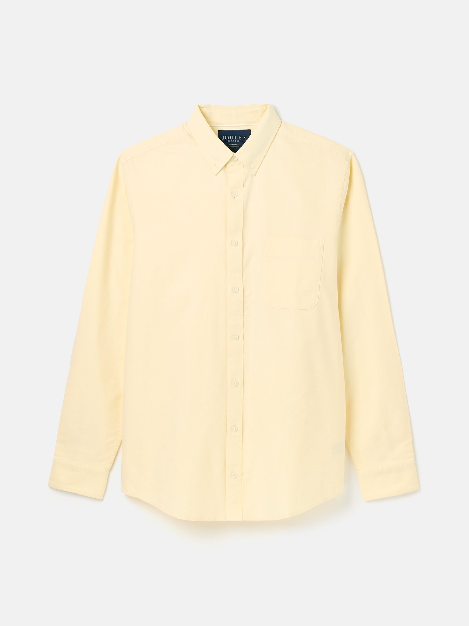 Oxford Yellow Long Sleeve Classic Fit Shirt - Image 7 of 7