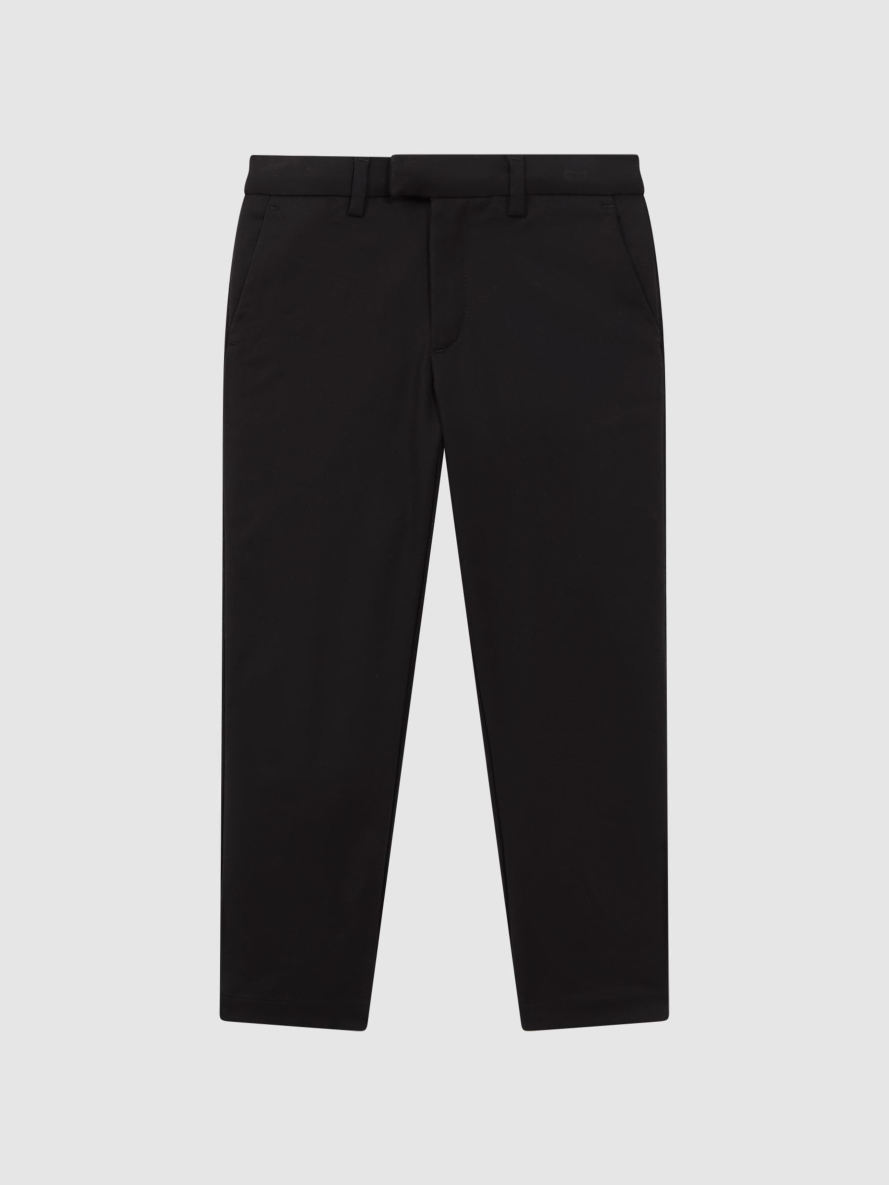 Junior Slim Fit Tapered Chinos in Black - Image 2 of 6