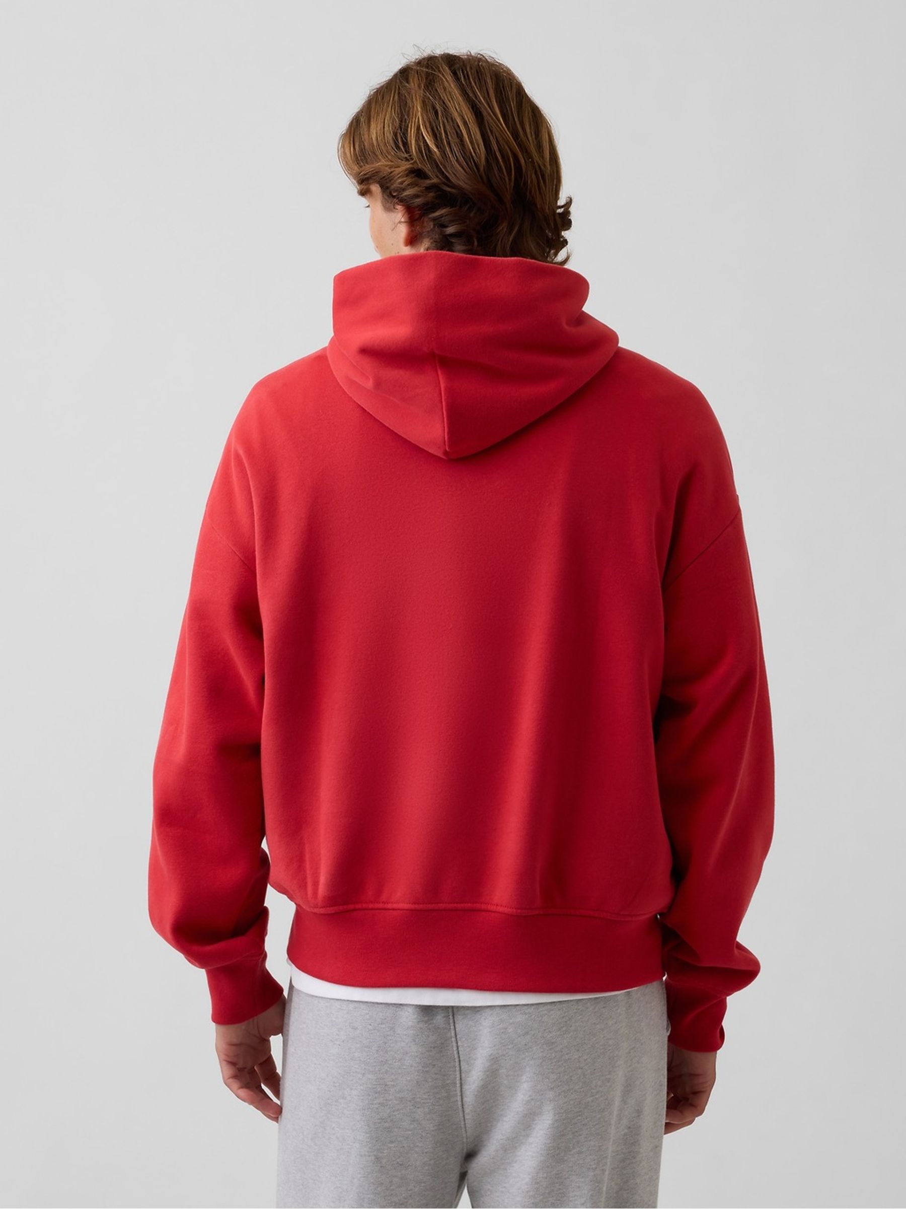 Red Vintage Soft NAP Logo Hoodie - Image 2 of 5
