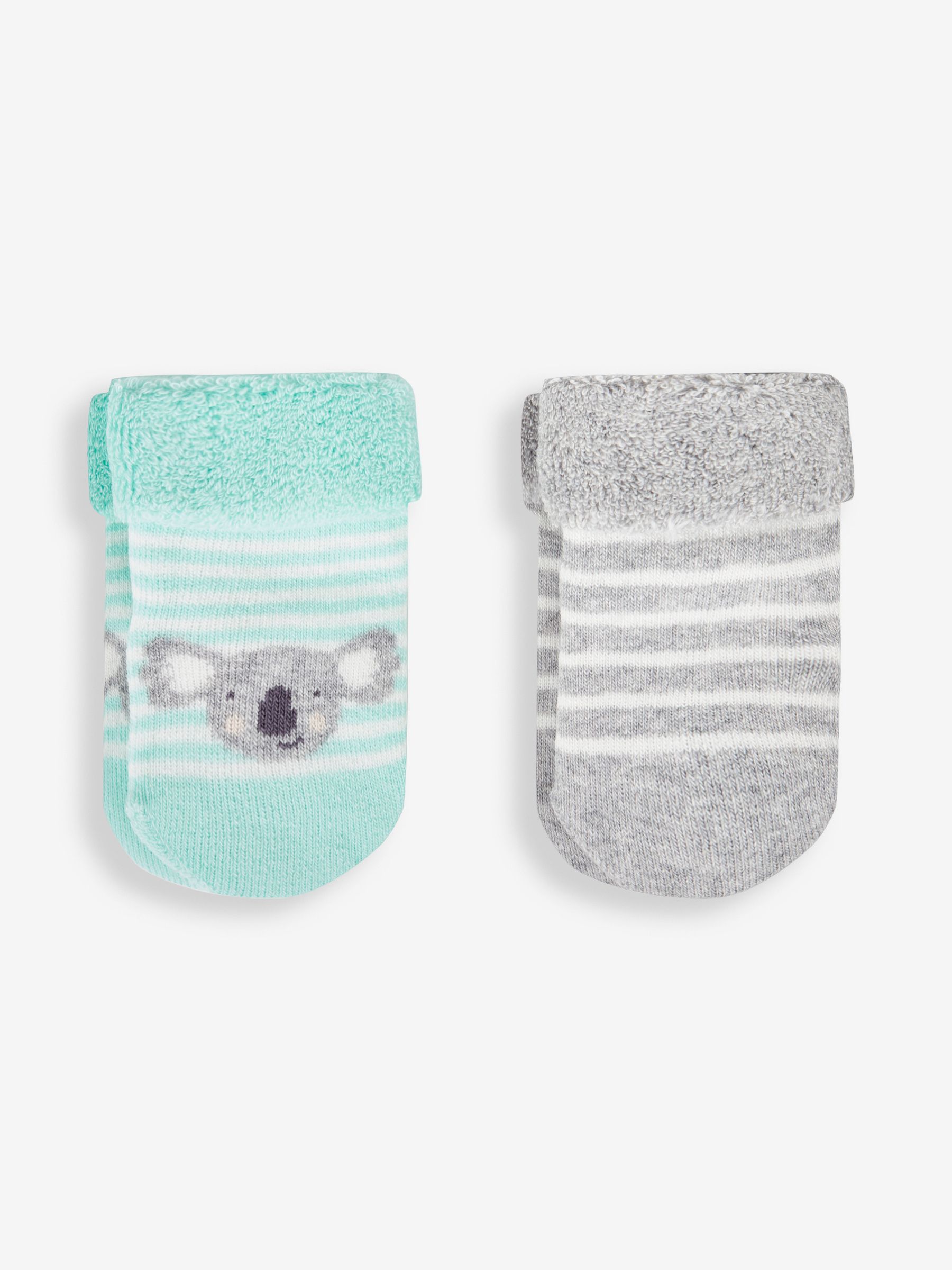 Green Koala 2-Pack Baby Socks - Image 1 of 1