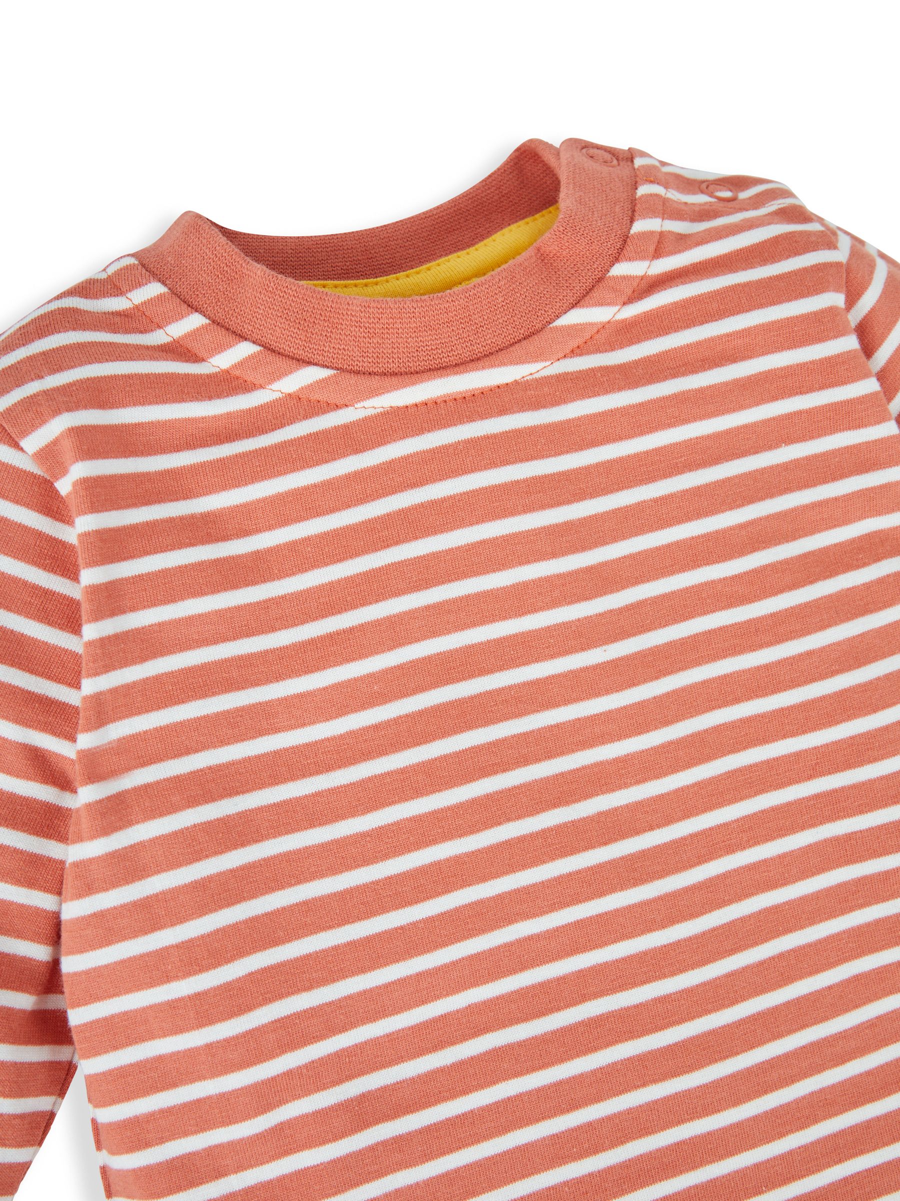 Navy 2-Pack Appliqué & Stripe Baby Tops - Image 5 of 5