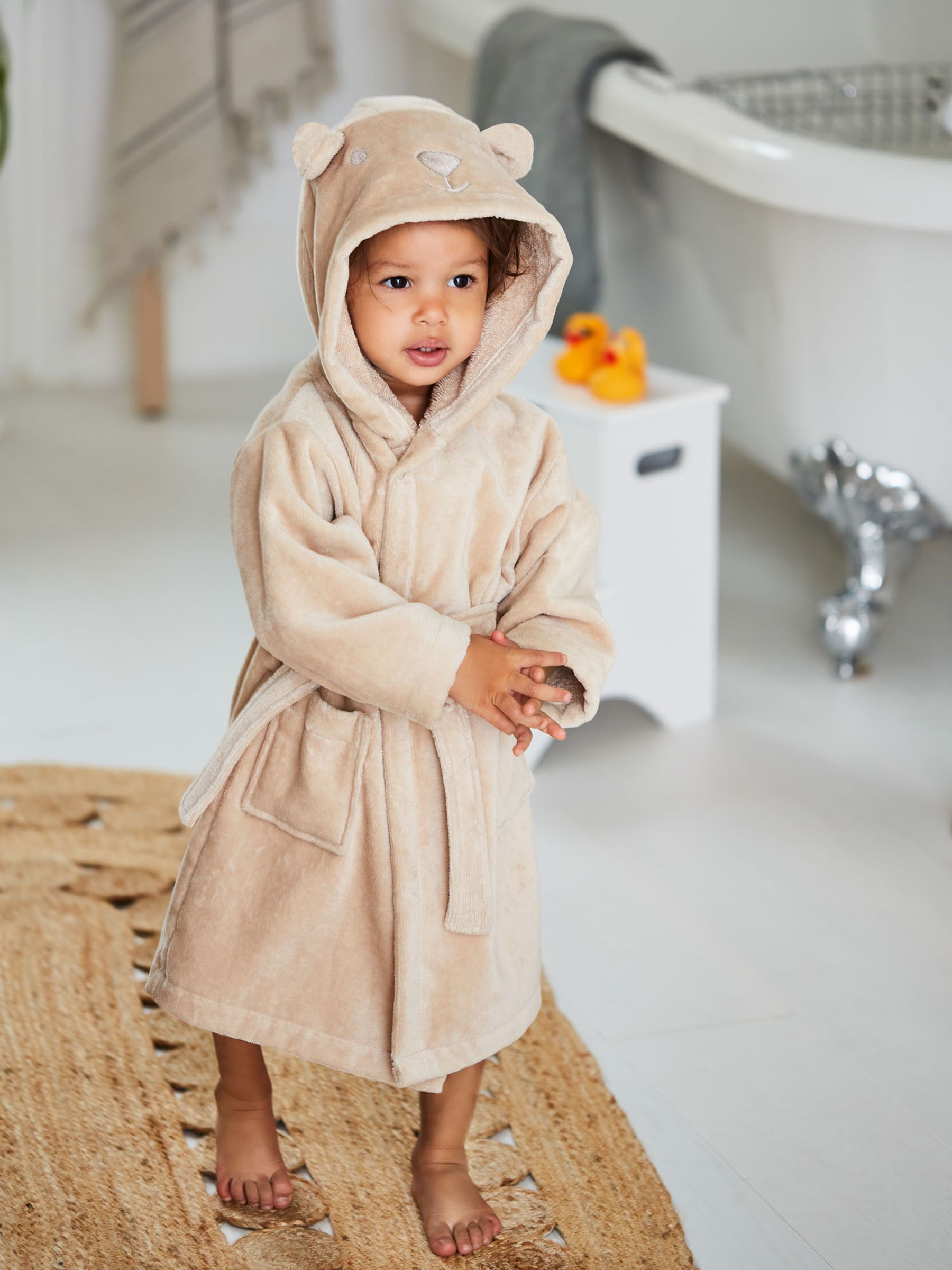 Mocha Mocha Bear Towelling Robe - Image 5 of 5