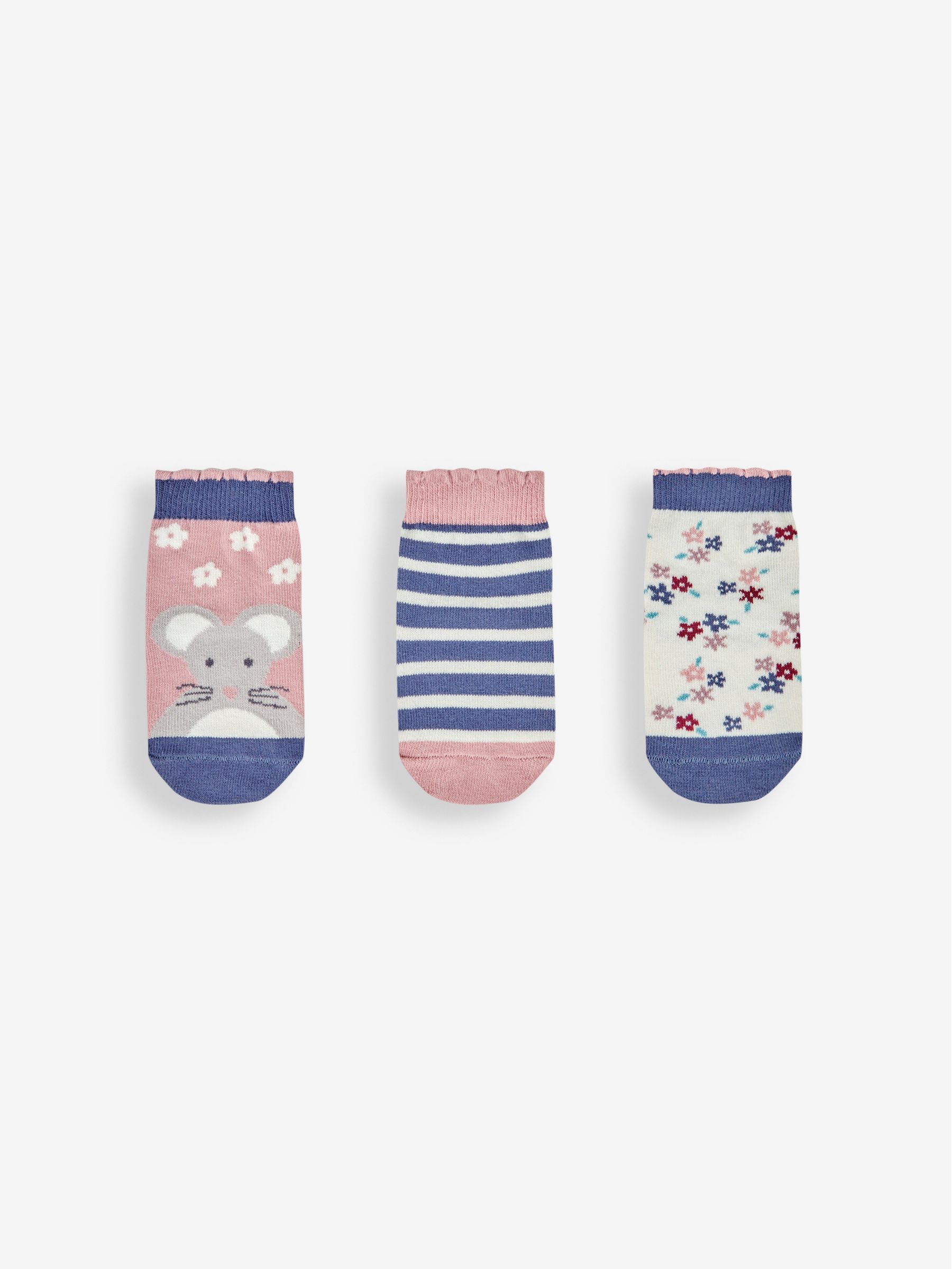 Indigo 3-Pack Mouse Socks - Image 2 of 2