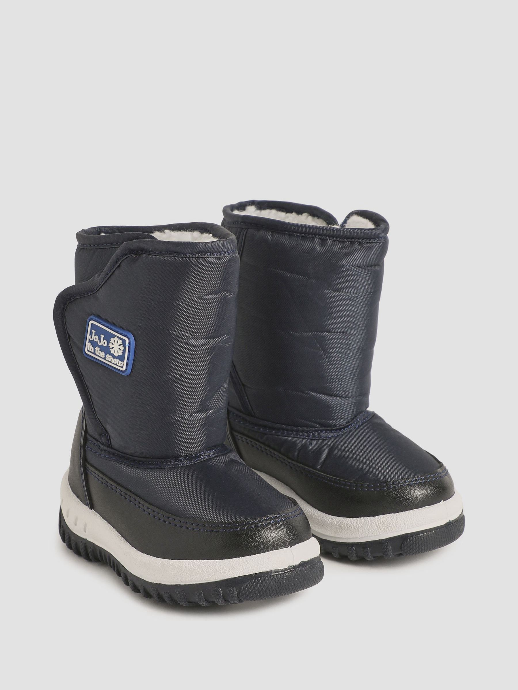 Navy Cosy Snow Boots - Image 1 of 4