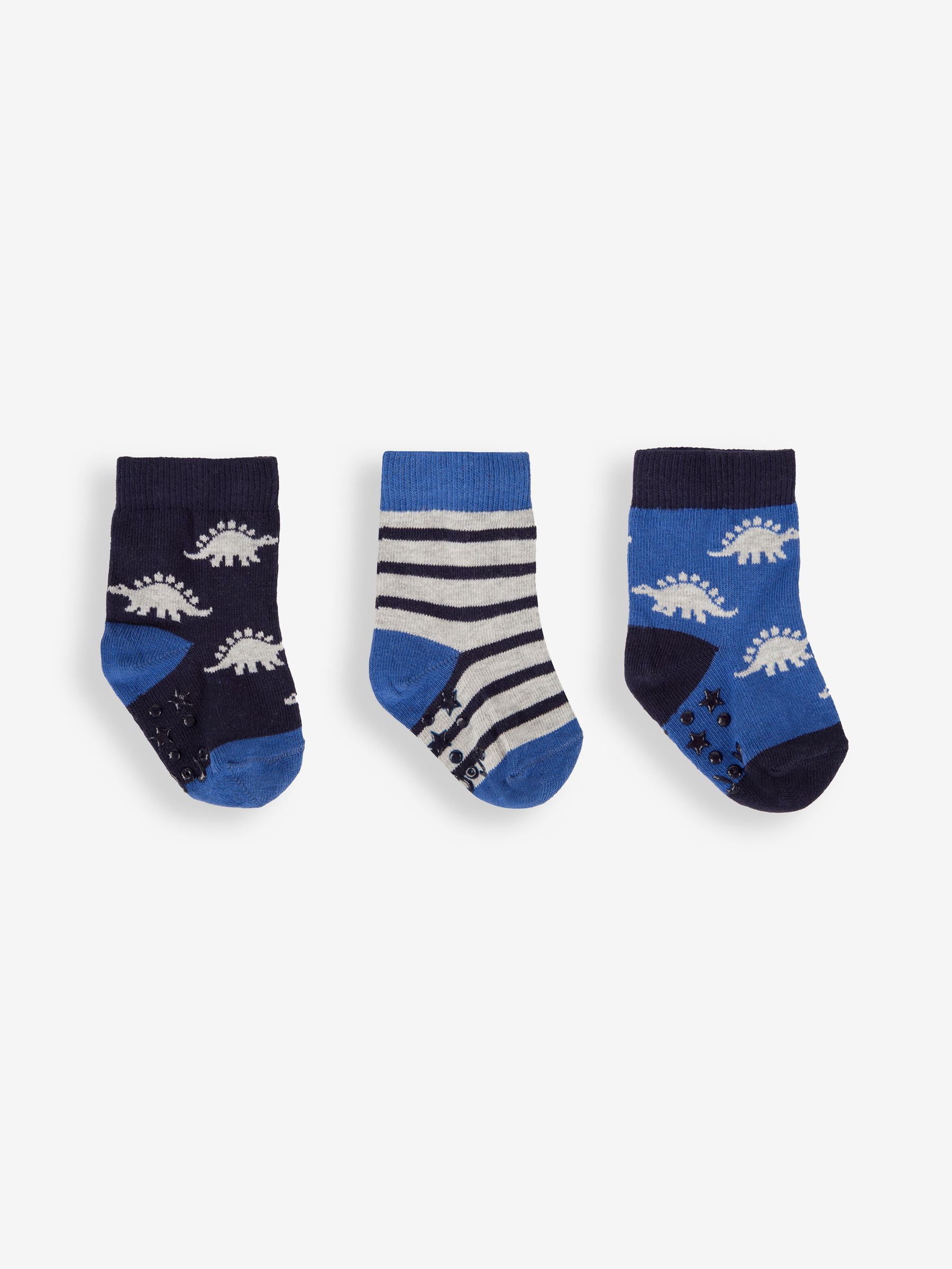 Navy 3-Pack Stegosaurus Socks - Image 1 of 4