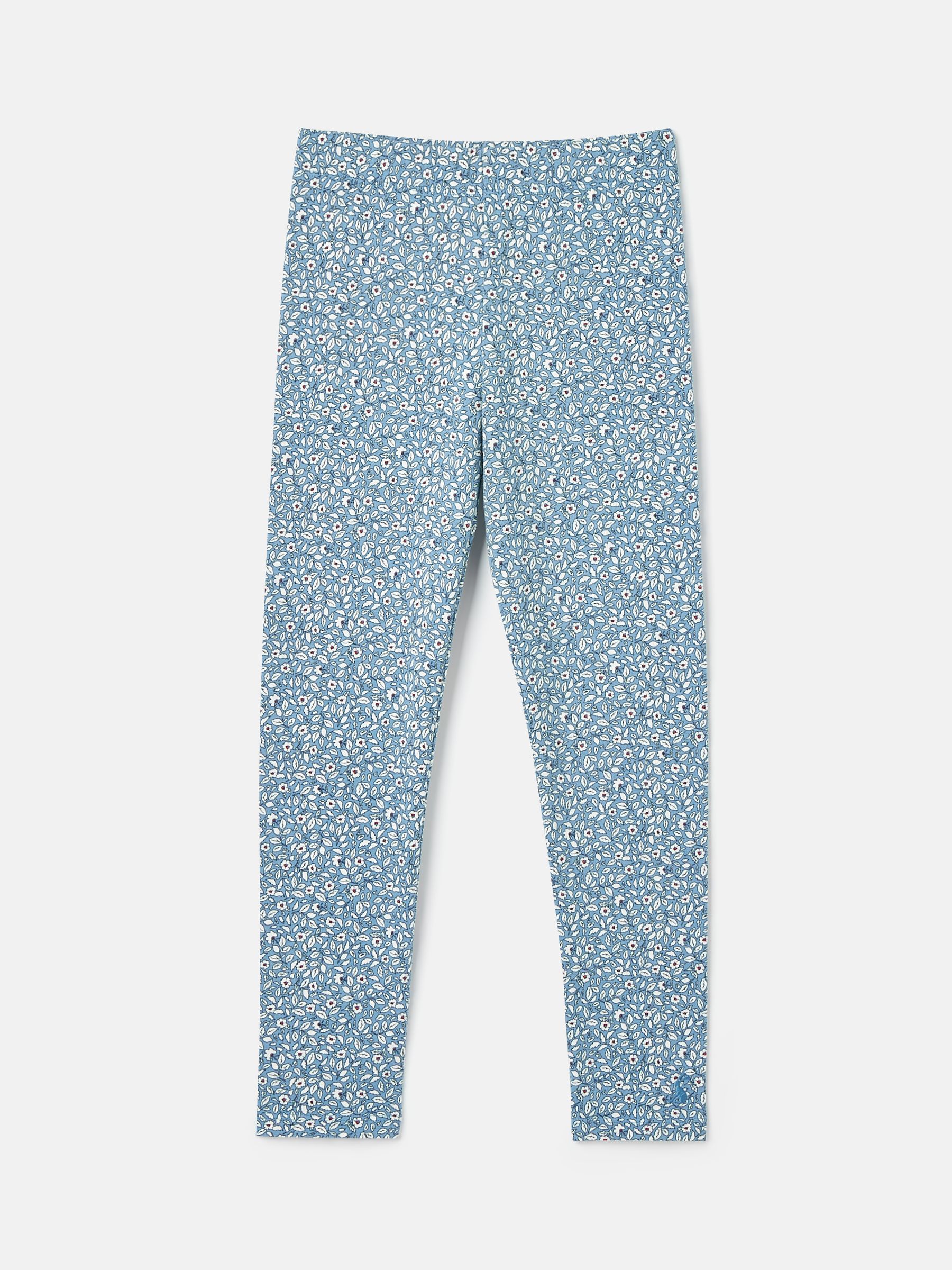 Dee Dee Blue Floral Leggings - Image 1 of 4