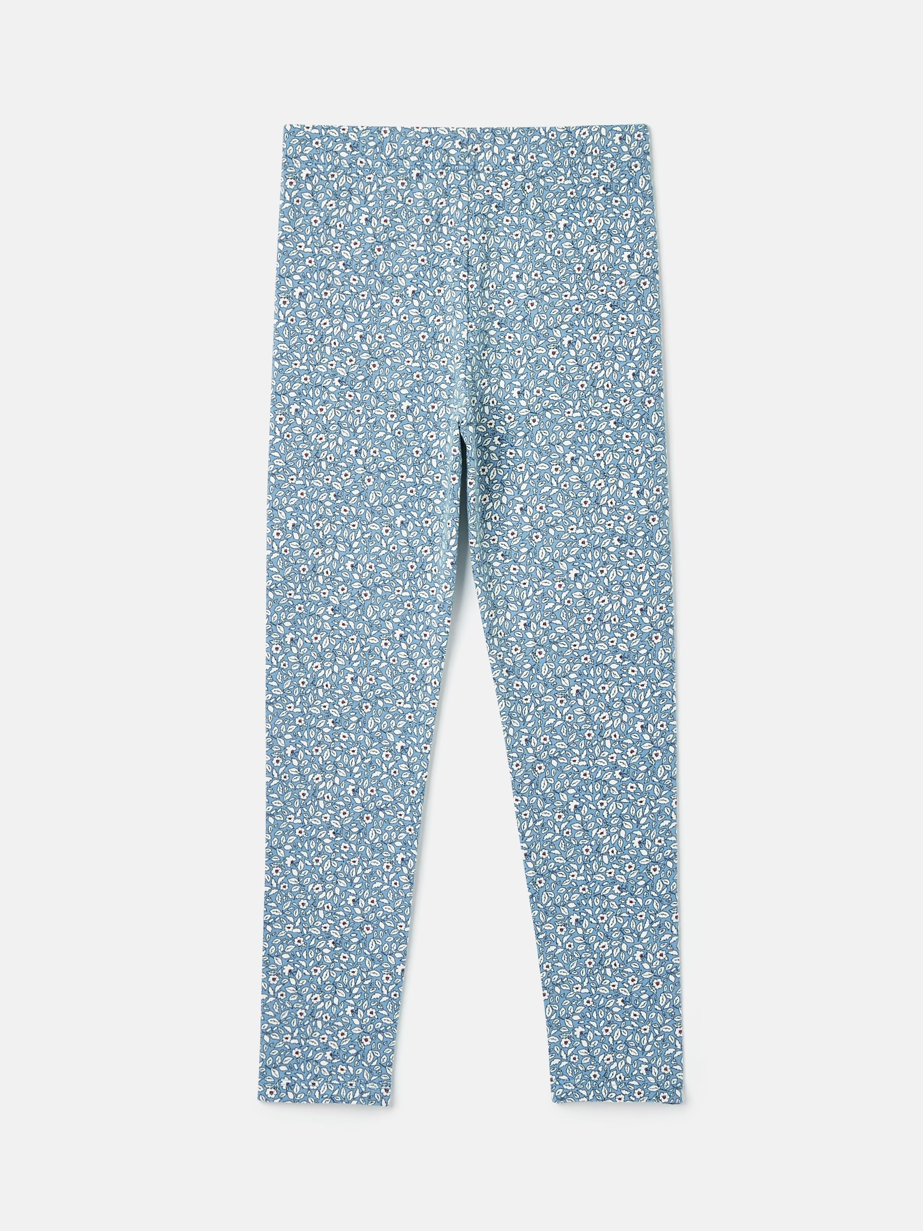 Dee Dee Blue Floral Leggings - Image 2 of 4
