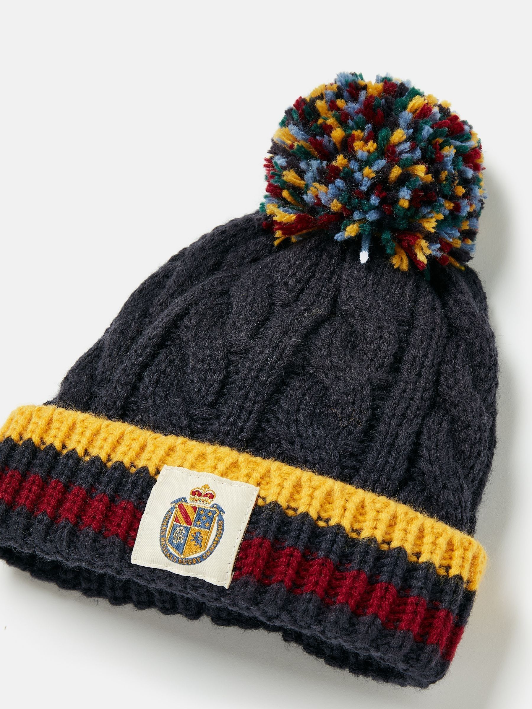 Kids' Everest Navy Bobble Hat - Image 3 of 3