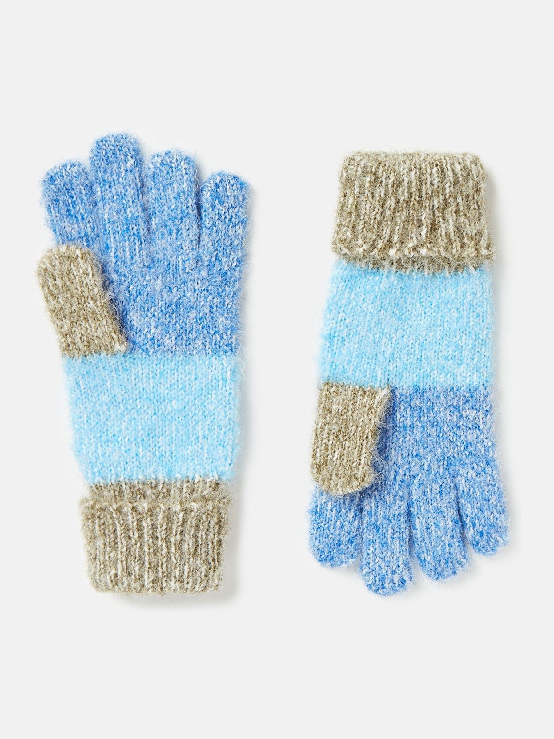 Kids' Wanderer Blue/Navy Knitted Gloves - Image 2 of 3
