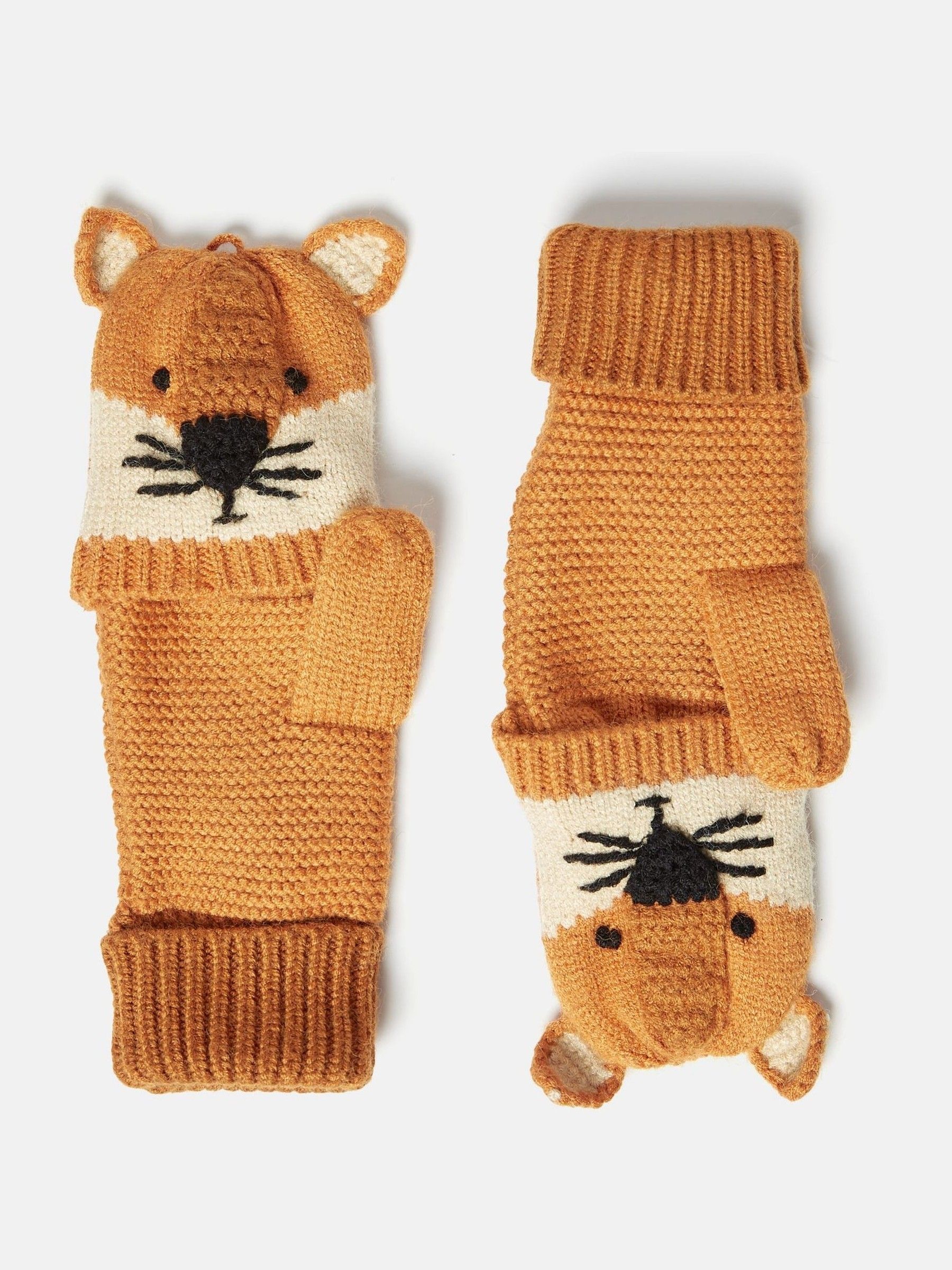 Carey Orange Fox Character Gloves - Image 2 of 3