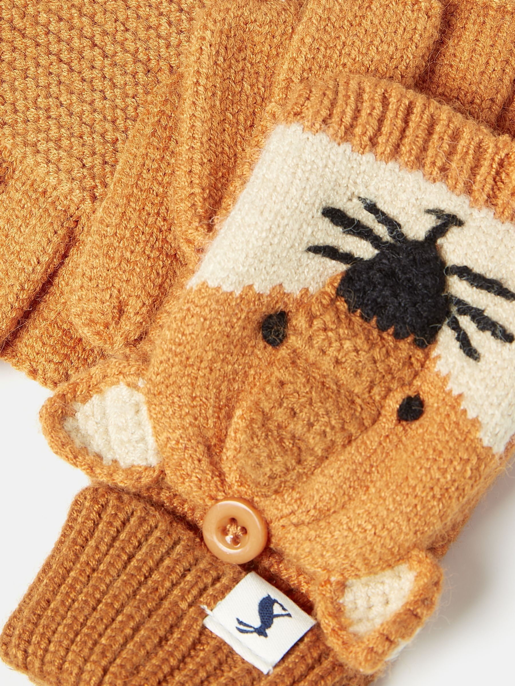 Carey Orange Fox Character Gloves - Image 3 of 3