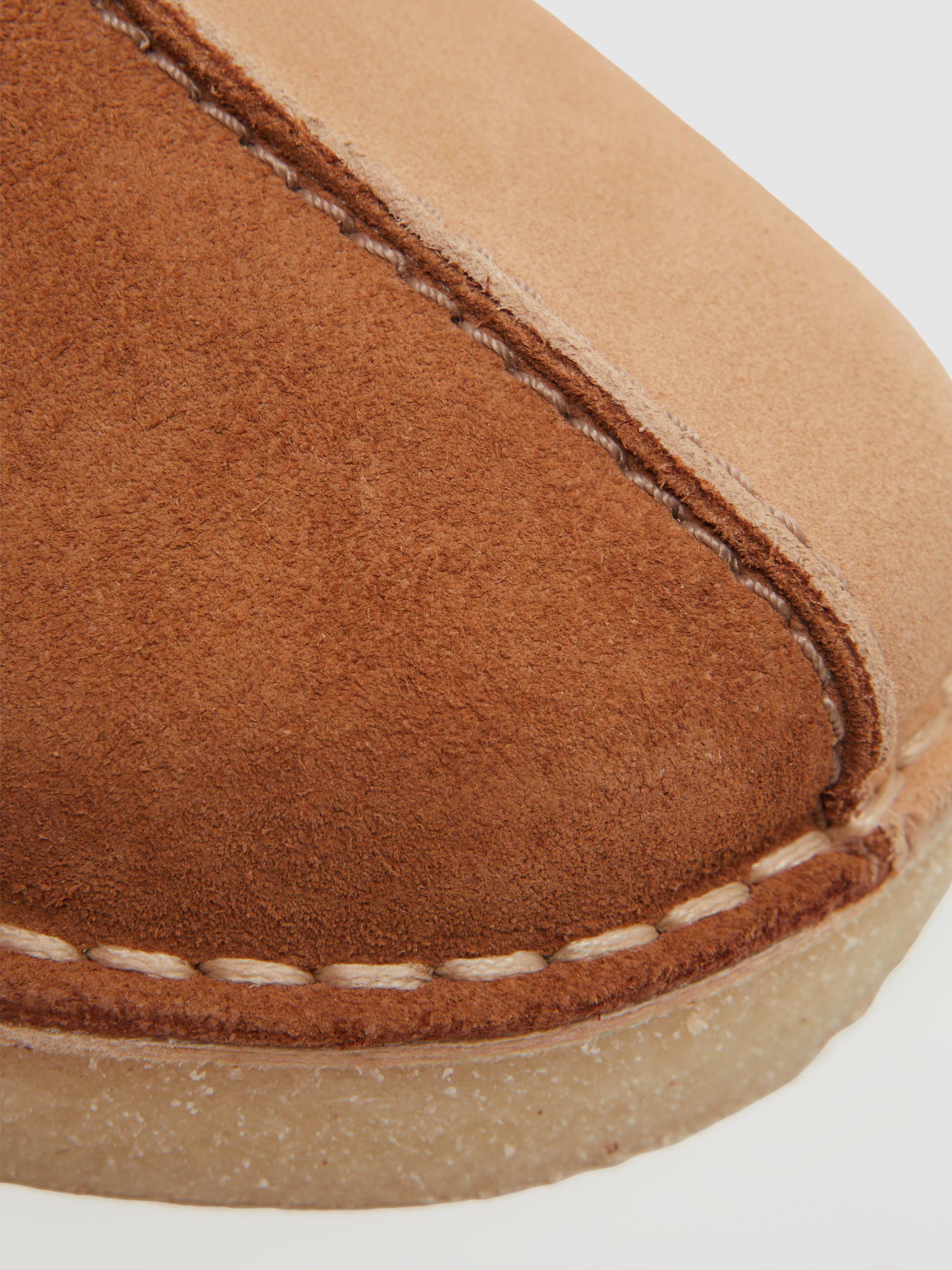 Clarks Originals Backless Suede Mules in Tan - Image 5 of 5