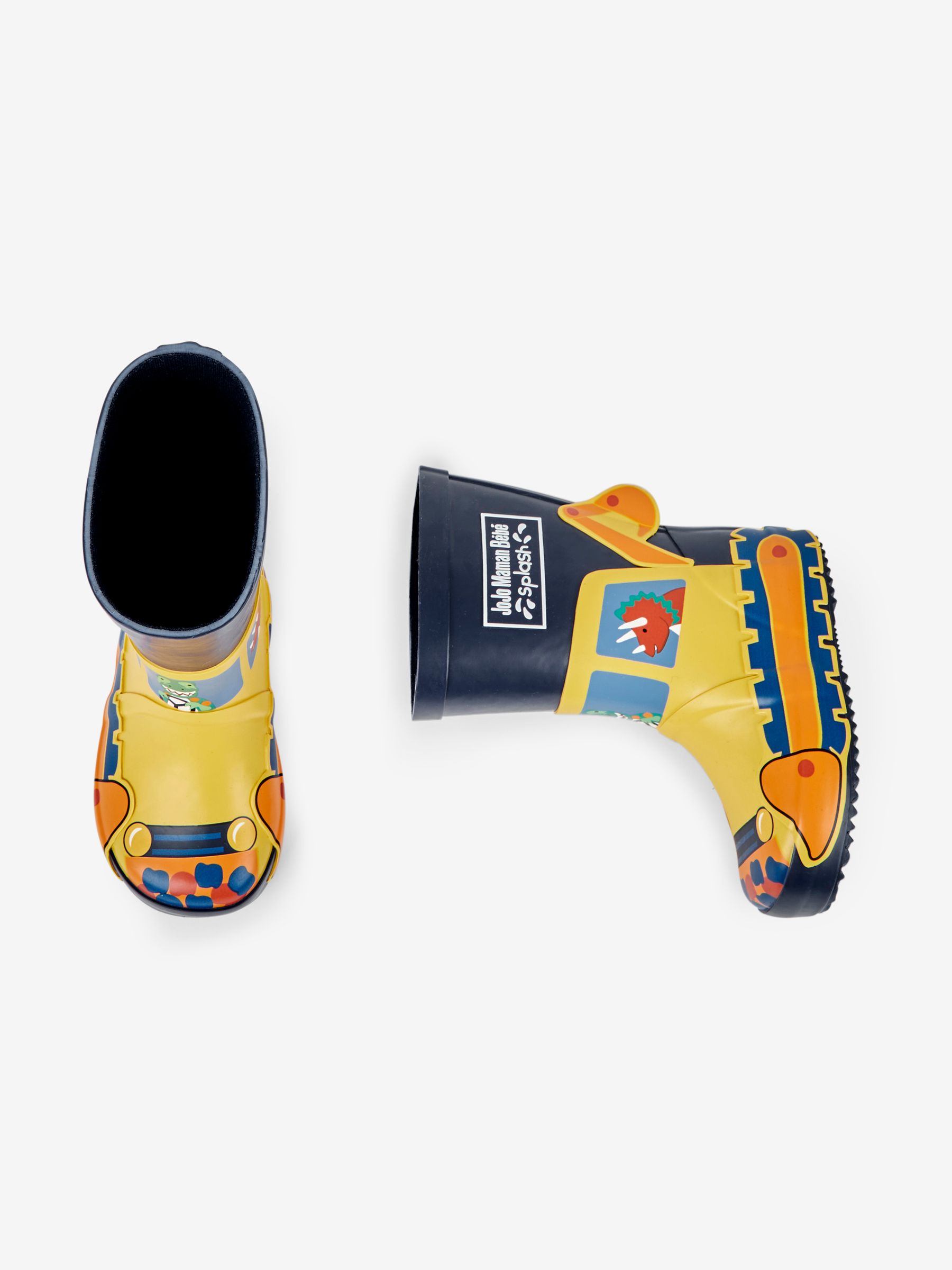 Navy Digger Printed Lined Wellies - Image 3 of 4